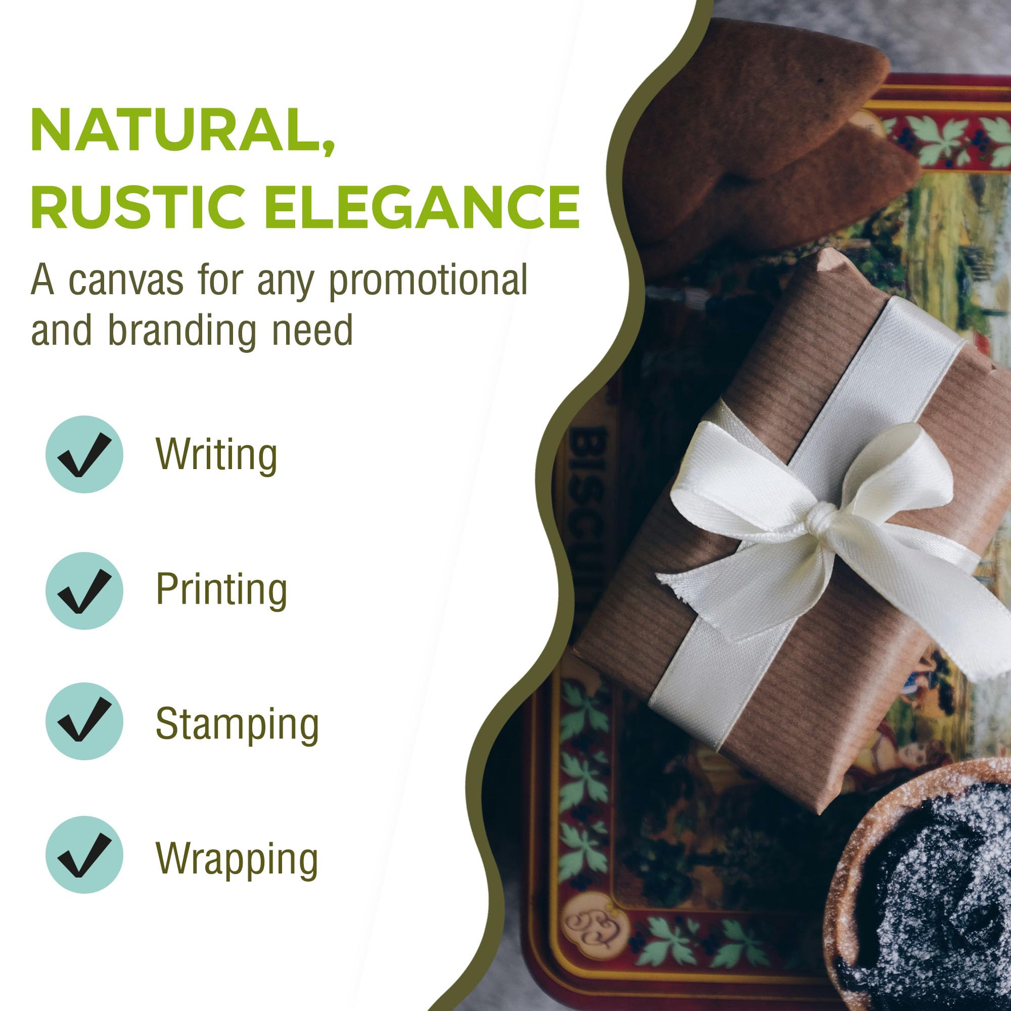 Premium Kraft Brown Paper Roll 30