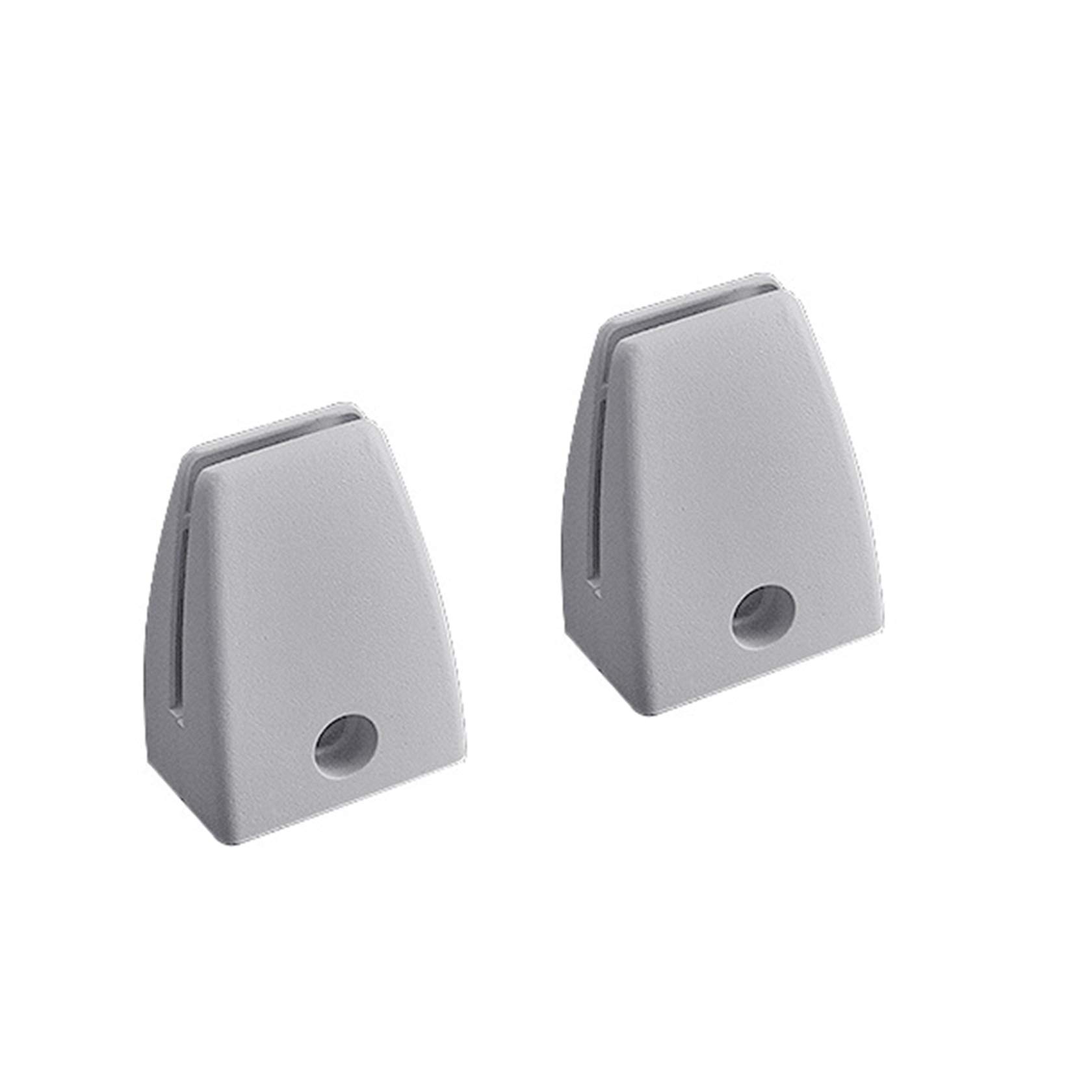 YTIG Sneeze Guard Screen Stand - 2 Pack Desk Divider with Clamp & Mounting Screws, Clear Privacy Panel for Office, Restaurant, Salon & Classroom Protection