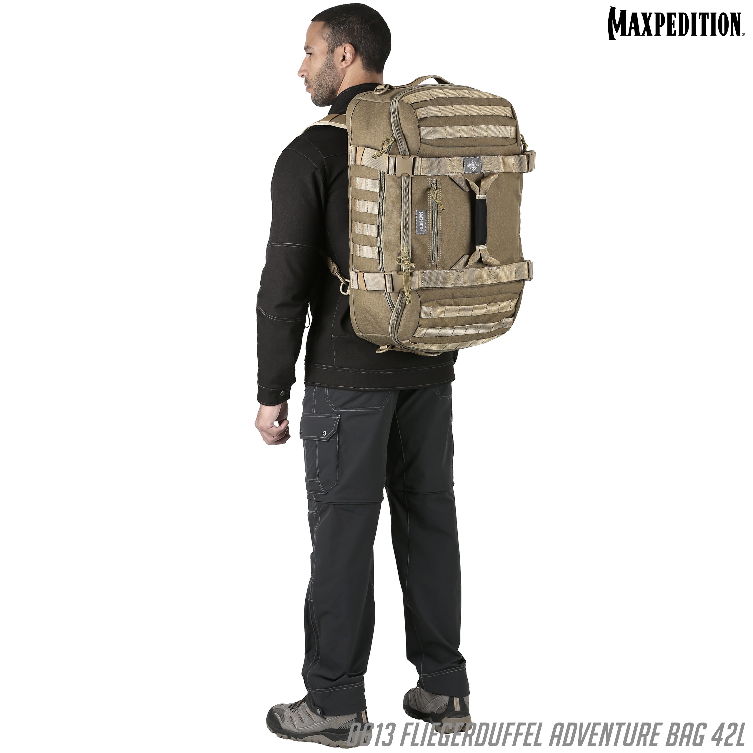 42L Fliegerduffel Adventure Travel Bag - Waterproof Durable Carry-On Duffel for Camping, Hiking & Air Travel (Buy 1 Get 1 Free Mix & Match)