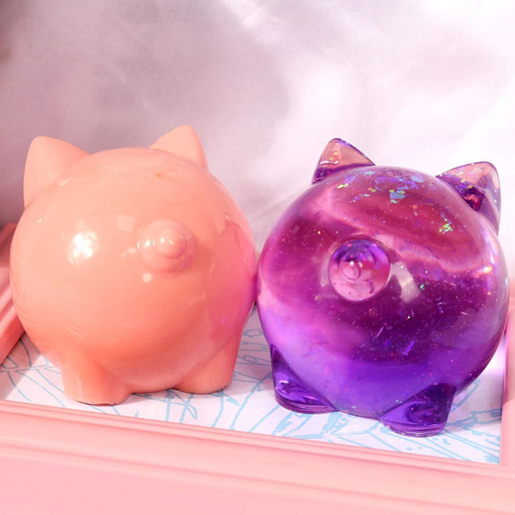 Pig Shaped Silicone Mold for DIY Crafts - Piggy Ornament Baking Mold for Resin, Soap, Candle Making - Perfect for Home Decor, Gift Making & DIY Projects
