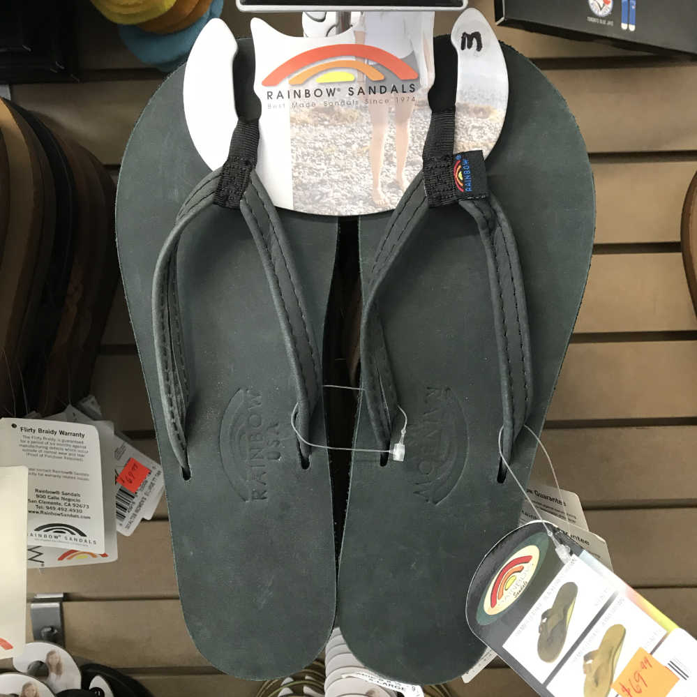 Rainbow Original 301 ALTSN Flip Flops for Women - Single Layer Narrow Strap Sandals - Perfect for Beach, Pool & Summer Outfits