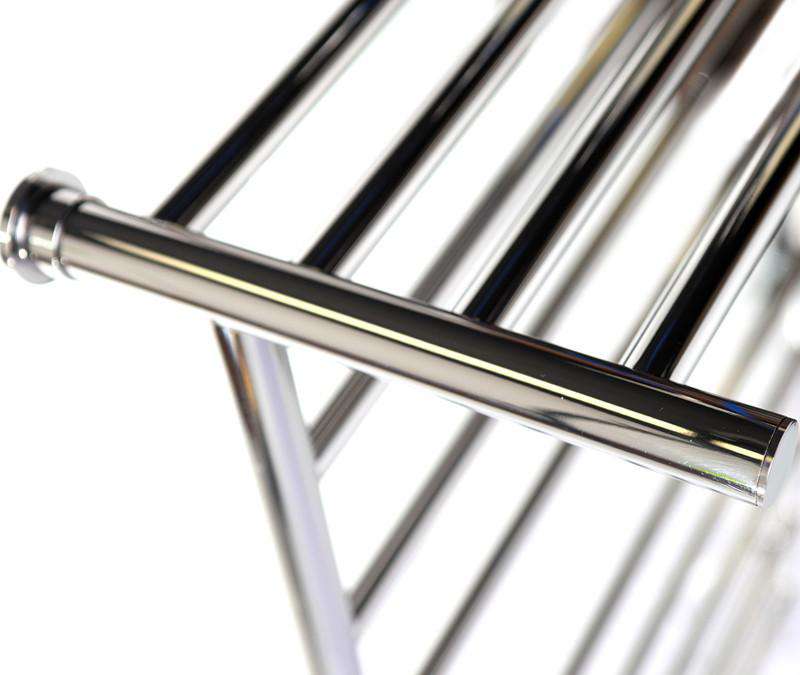 Kontour Angle Plug-In or Hardwired Bathroom Towel Warmer with Shelf - 24