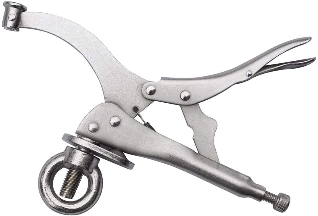 9-Inch Heavy Duty Drill Press Locking Clamp & Vice - Precision Workholding for Metalworking, Woodworking & DIY Projects - Perfect for Milling, Drilling & Workshop Use