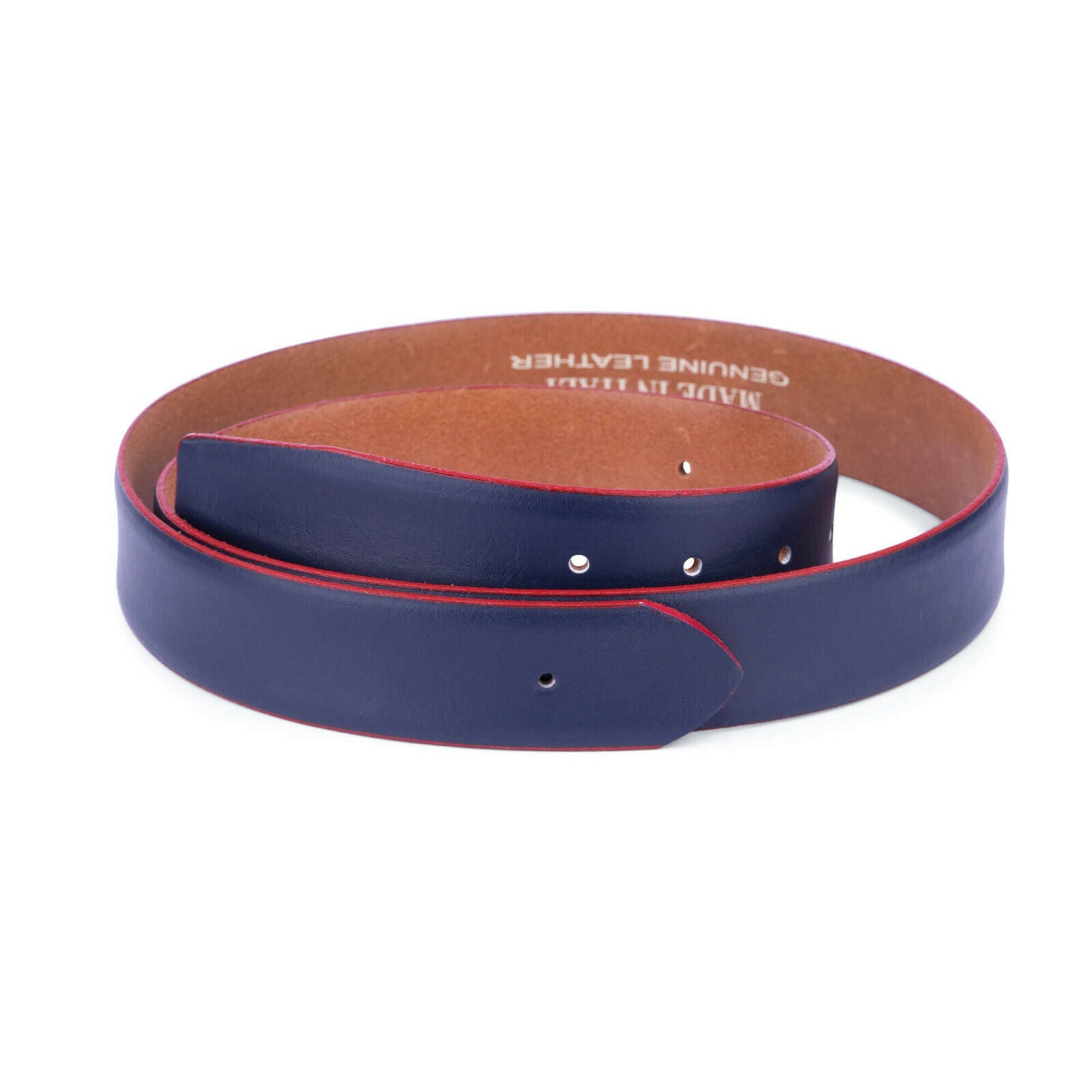 **Navy Blue Replacement Belt Strap for Fendi Belts - No Buckle Included | Durable & Adjustable for Men & Women | Perfect for Fashion Accessories & DIY Belt Repair**