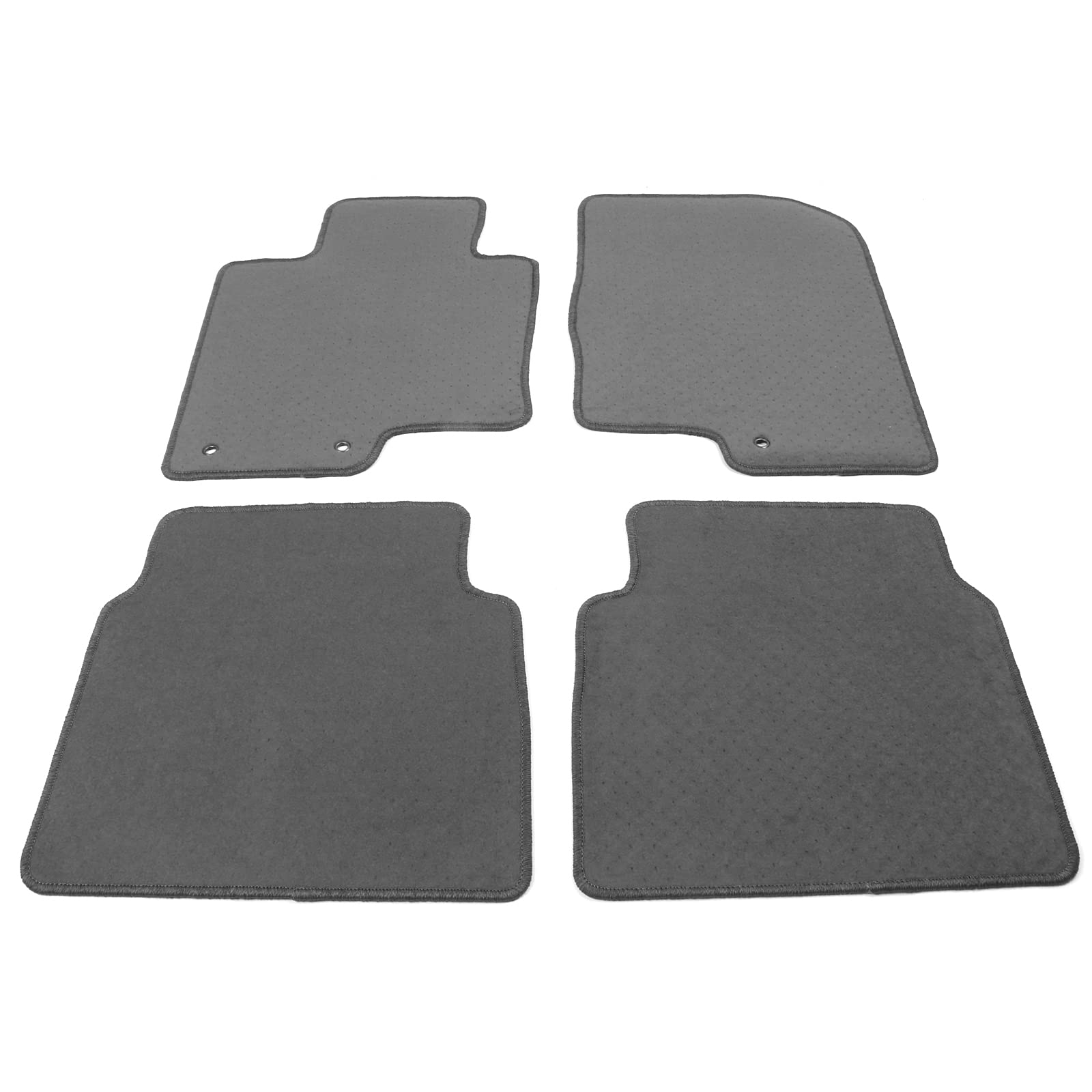 FREEMOTOR802® Custom Fit Nylon Car Floor Mats for 2010-2014 Hyundai Sonata - 4 Piece Set, Non-Slip Protection, OEM Style Replacement, Gray Interior Accessories | Perfect for Daily Commuting, Road Trips & All-Weather Protection