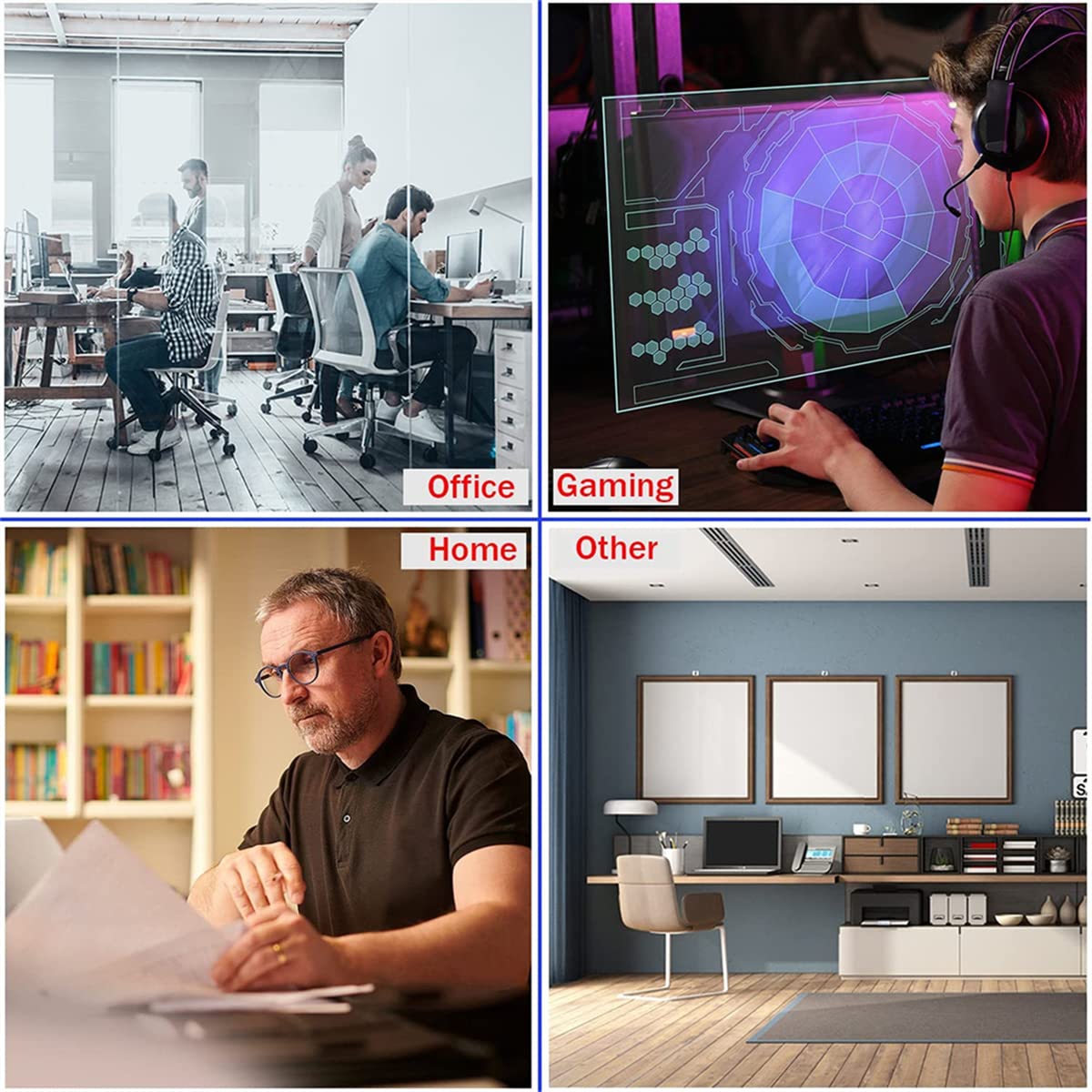 KLAYOVE Large Gaming Mouse Pad 31.5x11.8 Inches, Non-Slip Base & Stitched Edges - Foldable, Washable Desk Mat for PC, Laptop, Office & Home Use - Perfect for Gaming, Work & Study