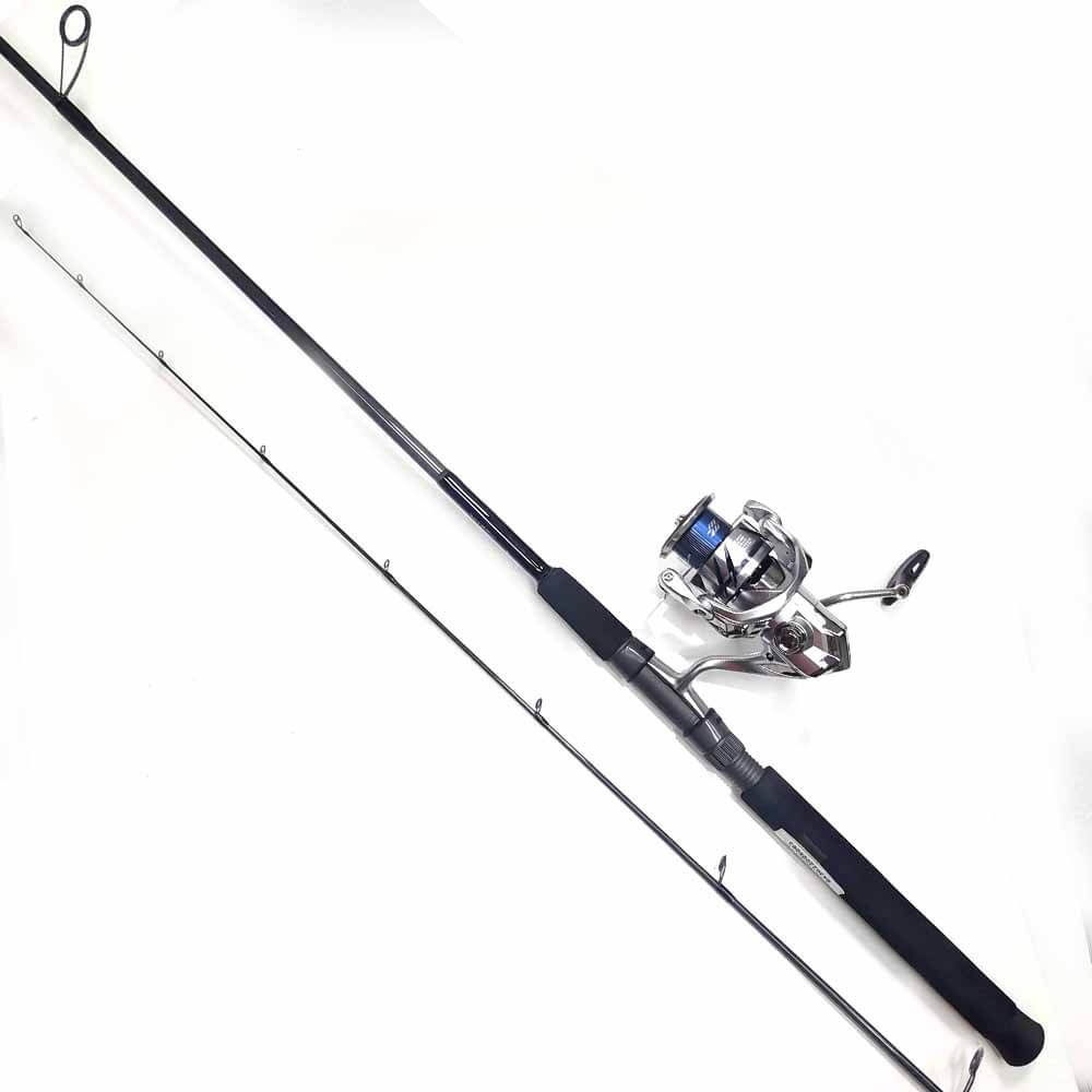 Shimano Stradic ST4000XGFM Fishing Reel & Capt Harry's CHS712G Spinning Rod Combo - Perfect for Saltwater & Freshwater Fishing, Surf Casting, and Boat Angling