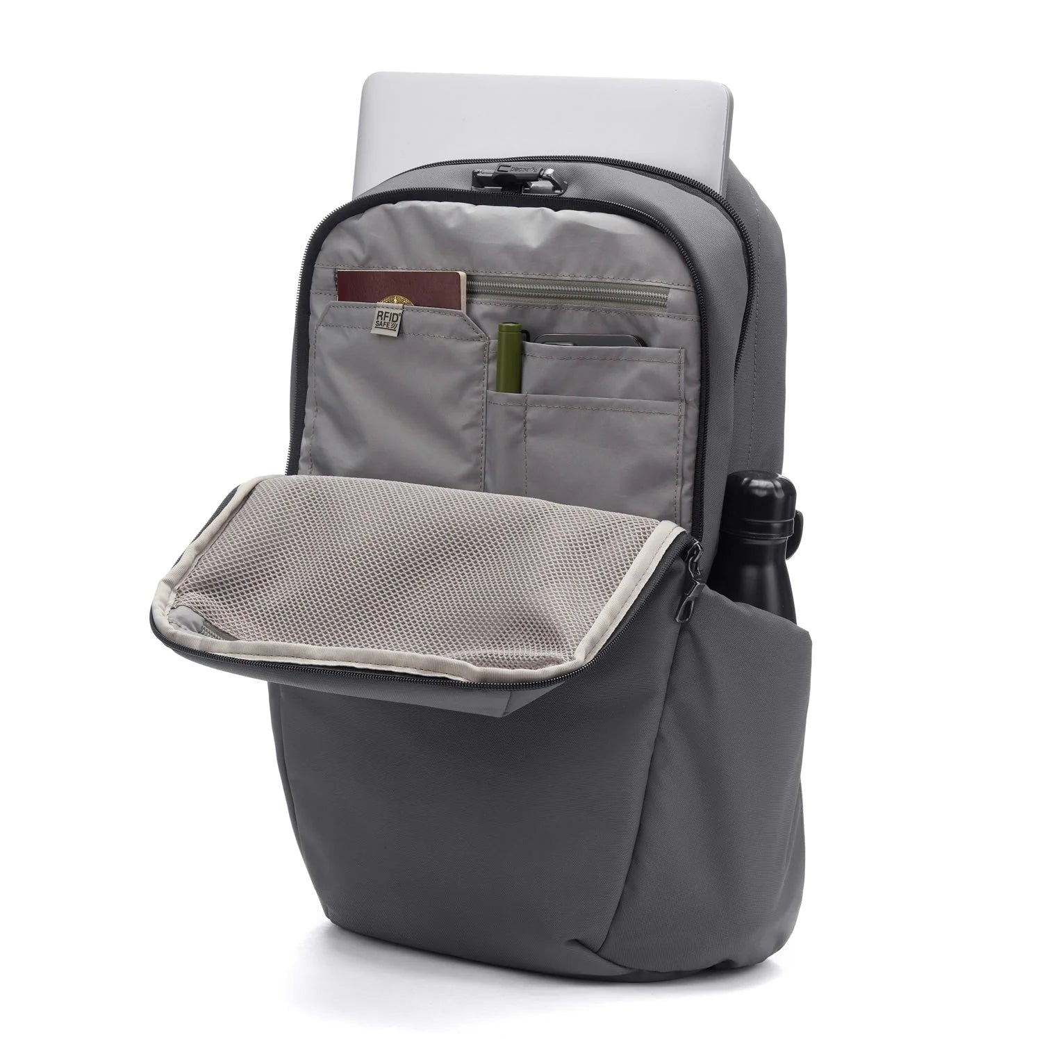 Pacsafe Vibe 25 Anti-Theft 25L RFID Blocking Travel Backpack - Secure Daypack for Commuting, Hiking & Urban Exploration
