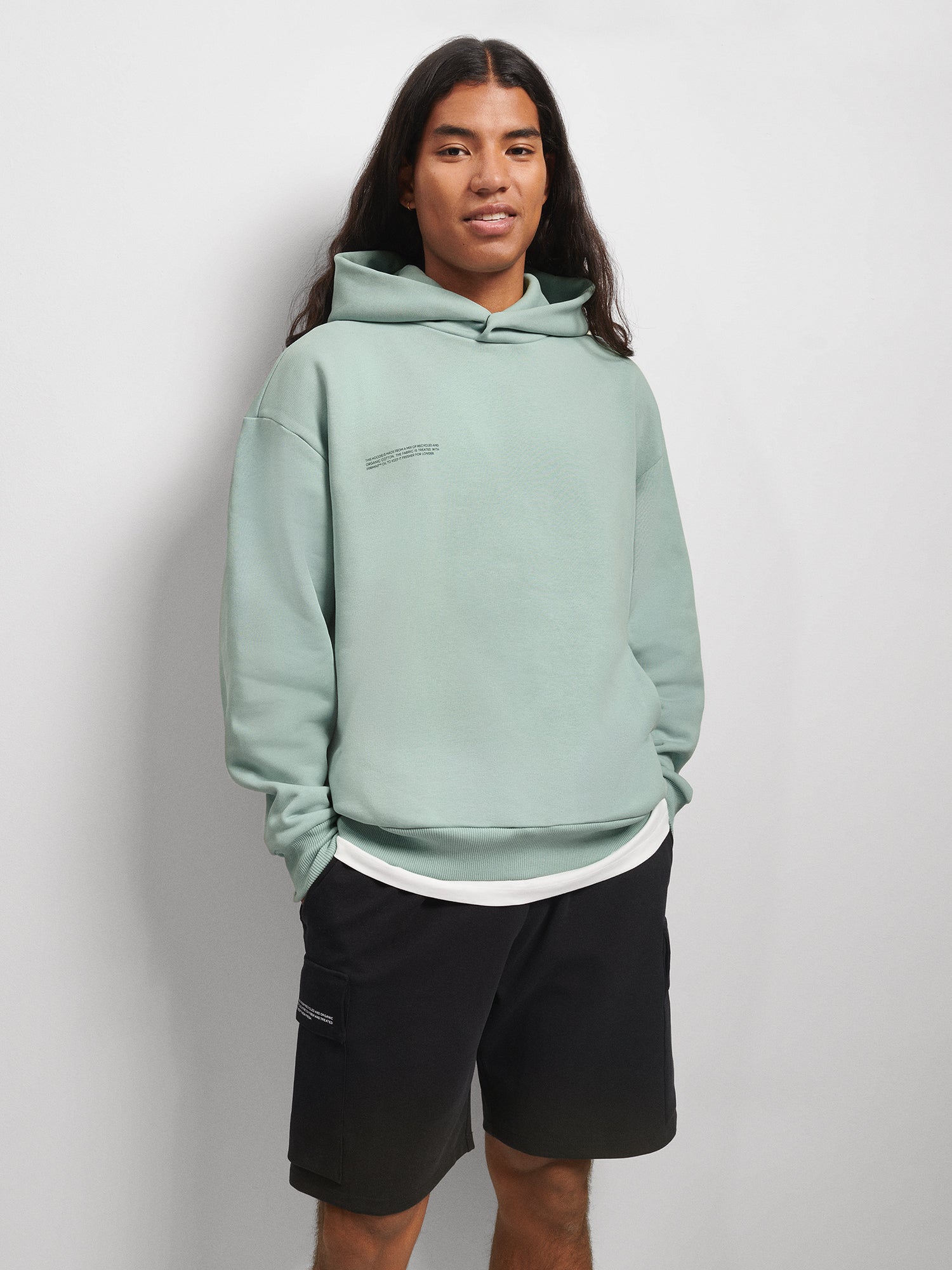 Pangaia DNA Heavyweight Hoodie for Men & Women - Eco-Friendly Fleece Pullover with Kangaroo Pocket - Perfect for Winter, Gym & Casual Wear