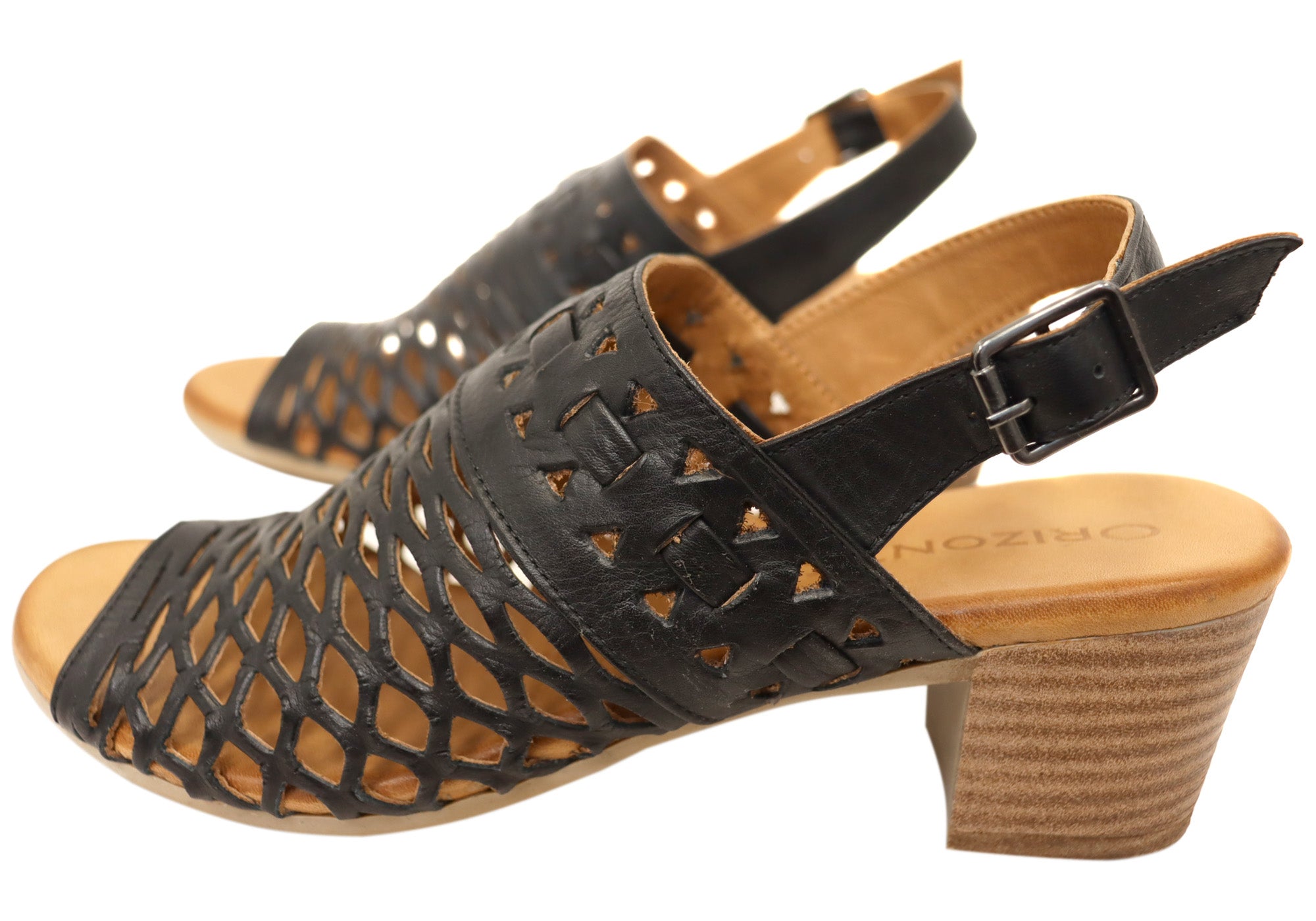 Orizonte Maxeen Women's Comfortable European Leather Sandals - Stylish & Breathable for Summer, Travel & Casual Wear