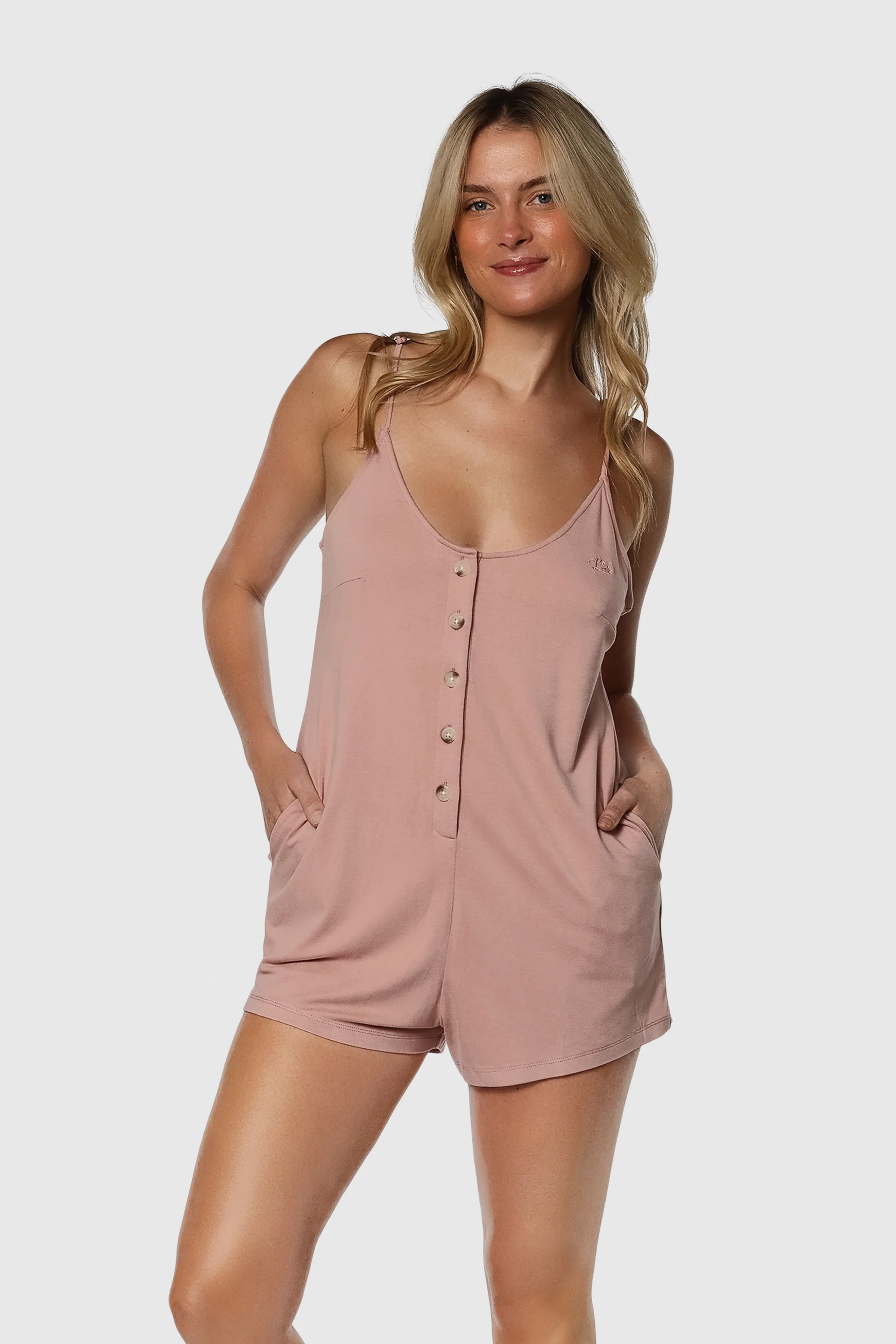 Stylish Button Up Romper for Women - Comfortable & Trendy Jumpsuit for Casual Outings, Summer Wear, and Beach Vacations