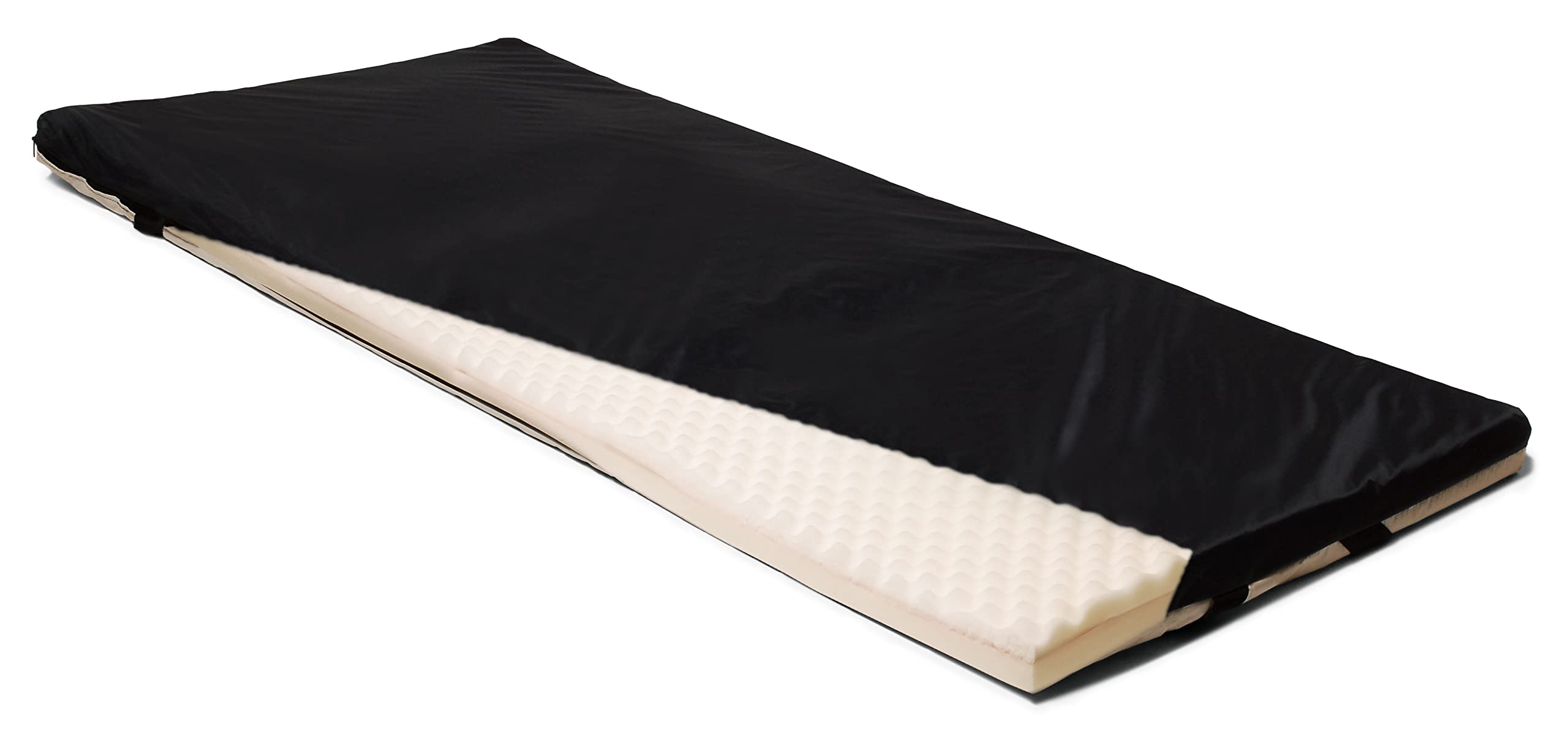 Lumex Foam & Gel Hospital Bed Mattress Topper - 36x80x3 Inches - Pressure Relief & Comfort Support - Ideal for Home Care, Nursing Homes & Medical Facilities