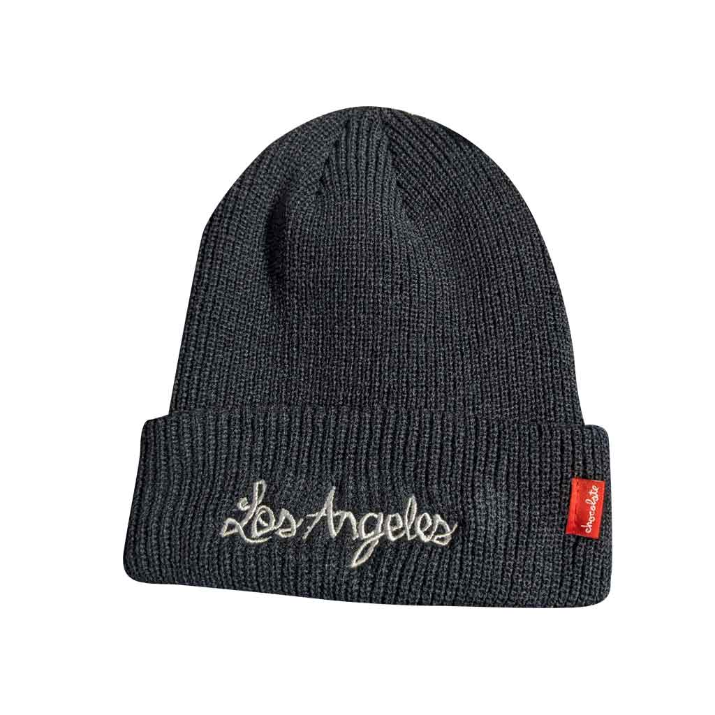 Chocolate Flip the Script Beanie - Black Winter Hat for Men & Women | Cozy Knit Beanie for Cold Weather, Outdoor Activities & Streetwear Fashion