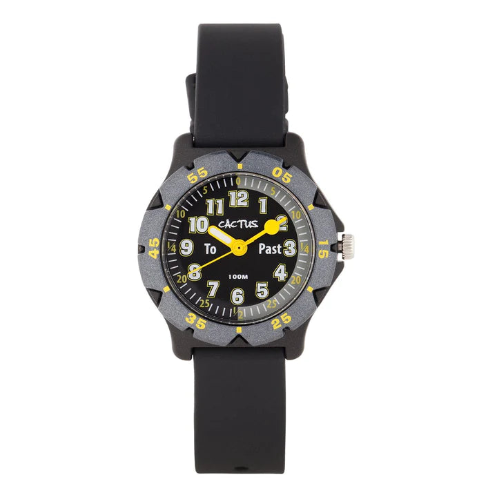 Cactus HERO Waterproof Digital Watch for Kids - Learn to Tell Time - Perfect for Swimming, Outdoor Play & School Activities