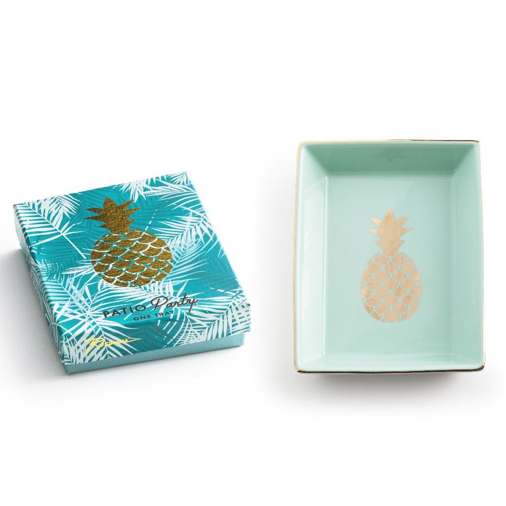 Pineapple-Shaped Jewelry Dish - Small Decorative Tray for Rings, Earrings & Keys | Perfect for Bedroom Vanity, Bathroom Counter & Entryway Organizer