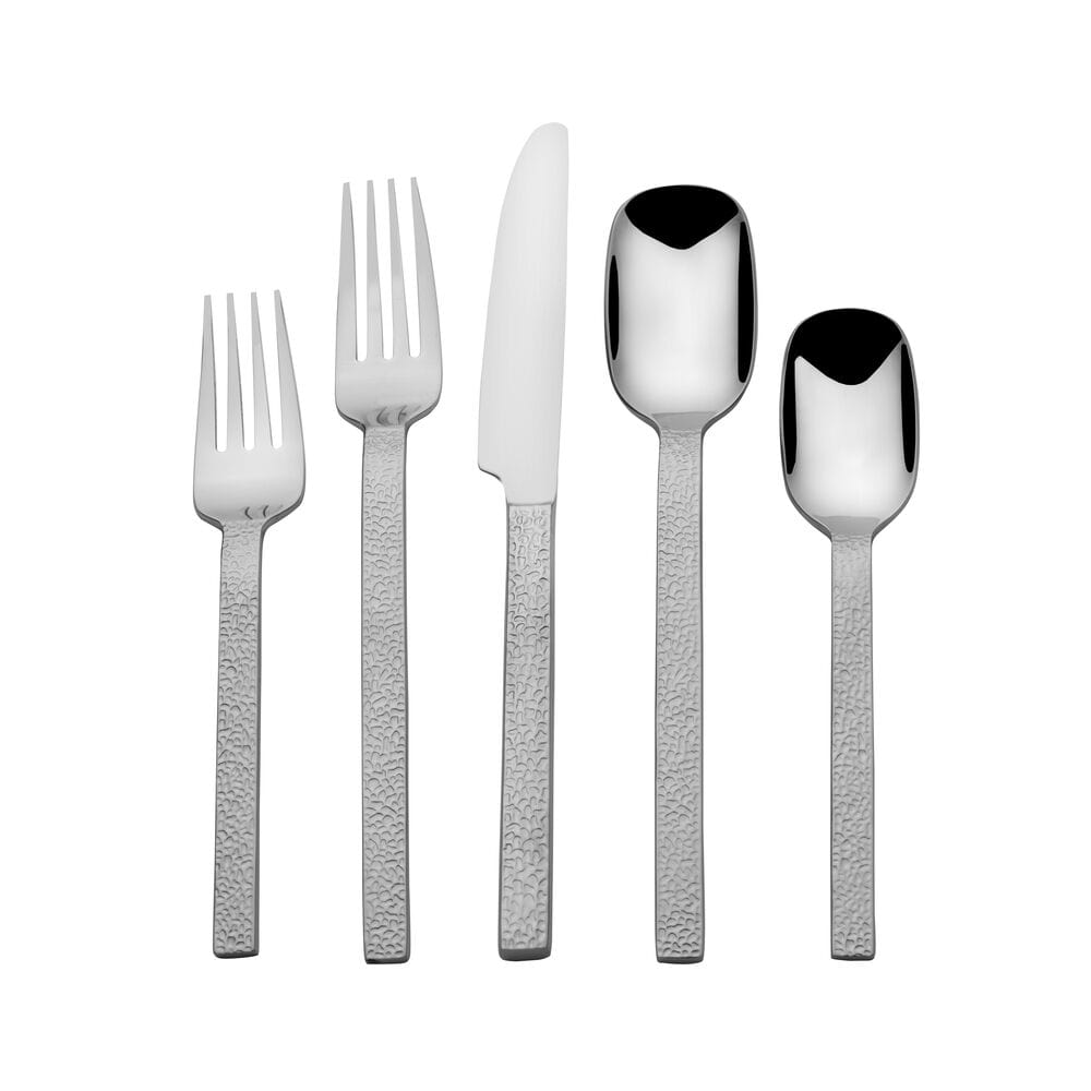 Quest Forged 20-Piece Stainless Steel Flatware Set - Service for 4 - Elegant Silverware for Dining, Entertaining & Gifts | Durable & Dishwasher Safe Cutlery Set