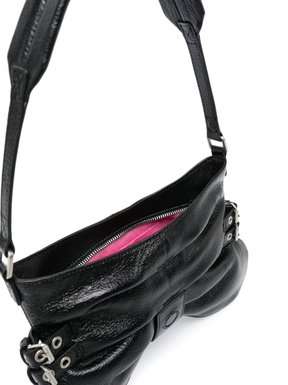 Blumarine Women's Handbags - Stylish Black Leather Shoulder Bag for Work, Travel & Everyday Use
