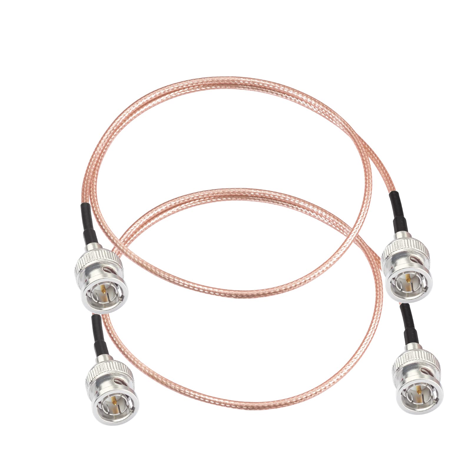 Superbat 3G SDI Cable BNC Cable 75 Ohm 50cm - High-Speed HD-SDI/3G-SDI/4K/8K Video Cable for Cameras, Monitors & Recorders (2 Pack) - Perfect for BMCC, Blackmagic, and Professional Video Equipment in Studios & Live Broadcasts