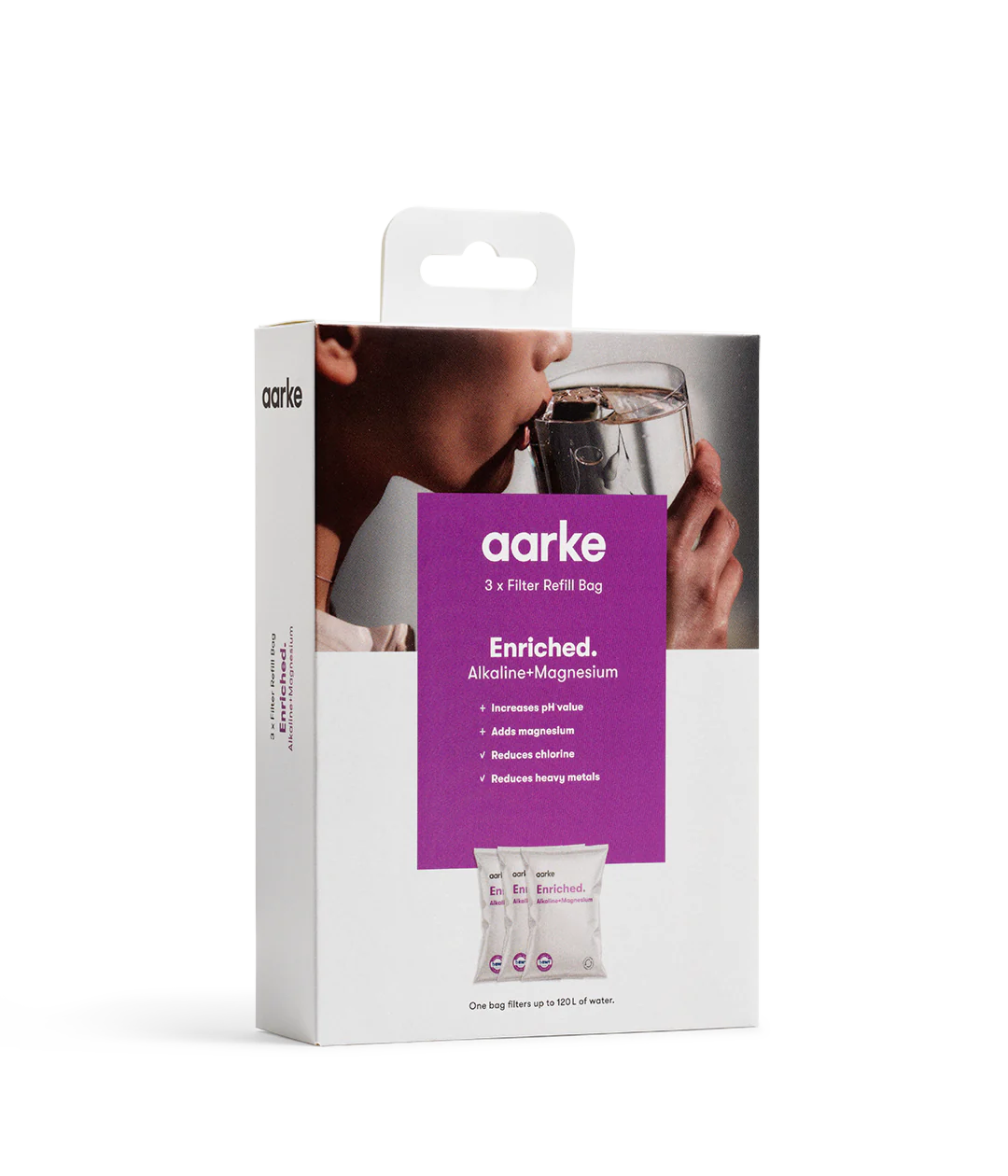 Aarke Enriched Filter Granules (3 Pack) - Premium Water Filtration for Home, Office & Travel Use