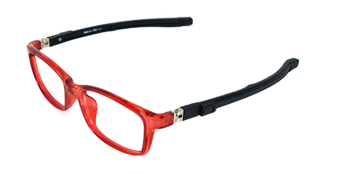 Kids Plastic Eyeglasses - Safe & Durable for Children | Bambino 11 | Perfect for School, Reading & Costume Play
