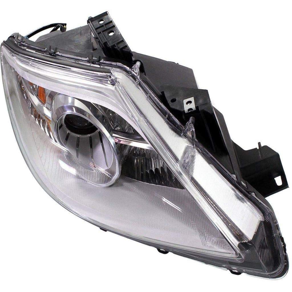 2010-2012 Mazda CX-9 Passenger Side Headlight Assembly with Bulbs - DOT Certified (Part #MA2519145, TE69-51-0K0C) - Perfect for Night Driving & Replacement