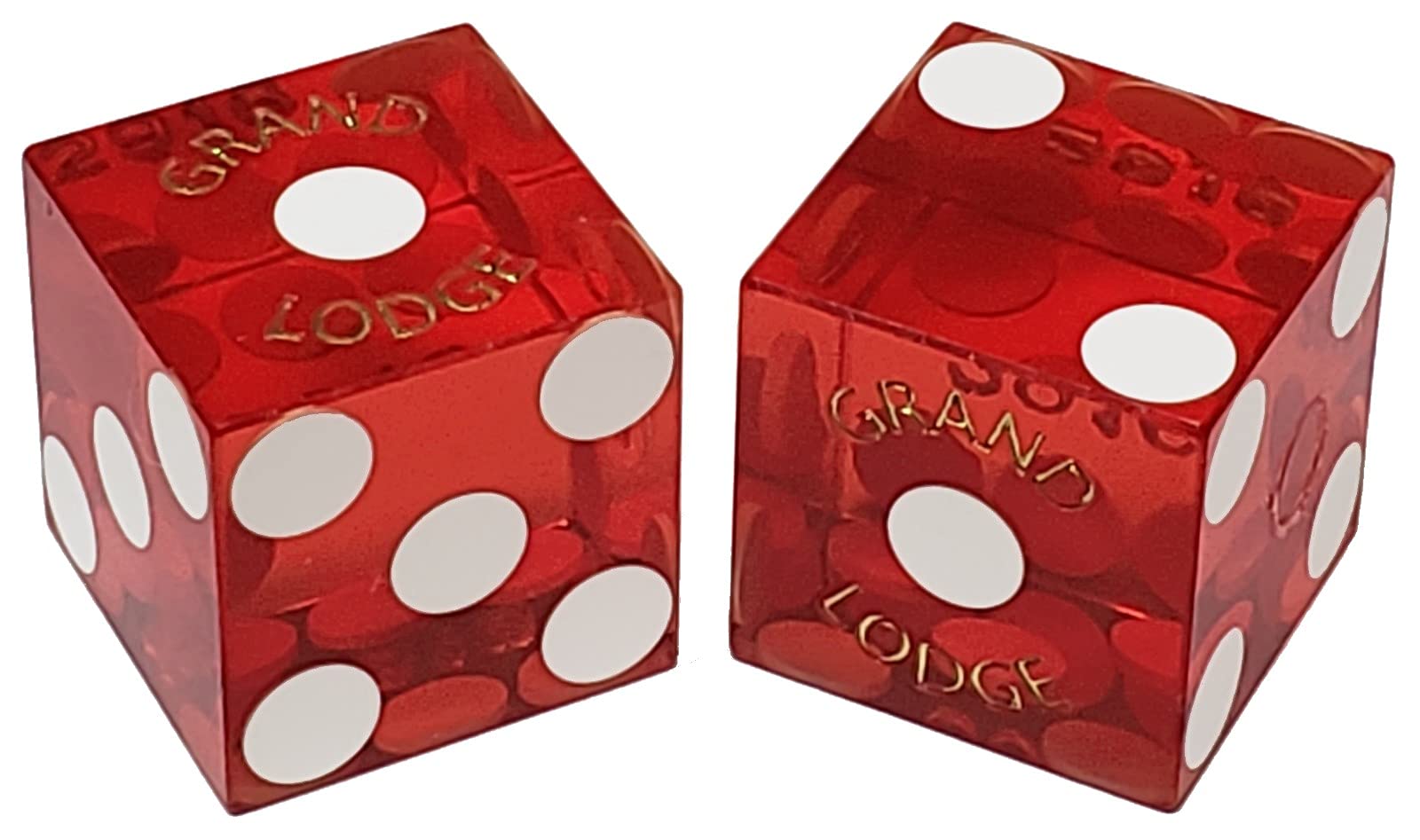 19mm Casino Craps Dice Pairs - Nevada Authentic for Table Games & Home Play