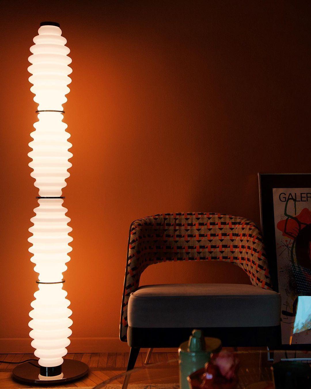 Grand Collier Floor Lamp - Modern Adjustable Standing Light for Living Room, Bedroom & Office - Stylish Home Decor Lighting for Reading & Relaxation