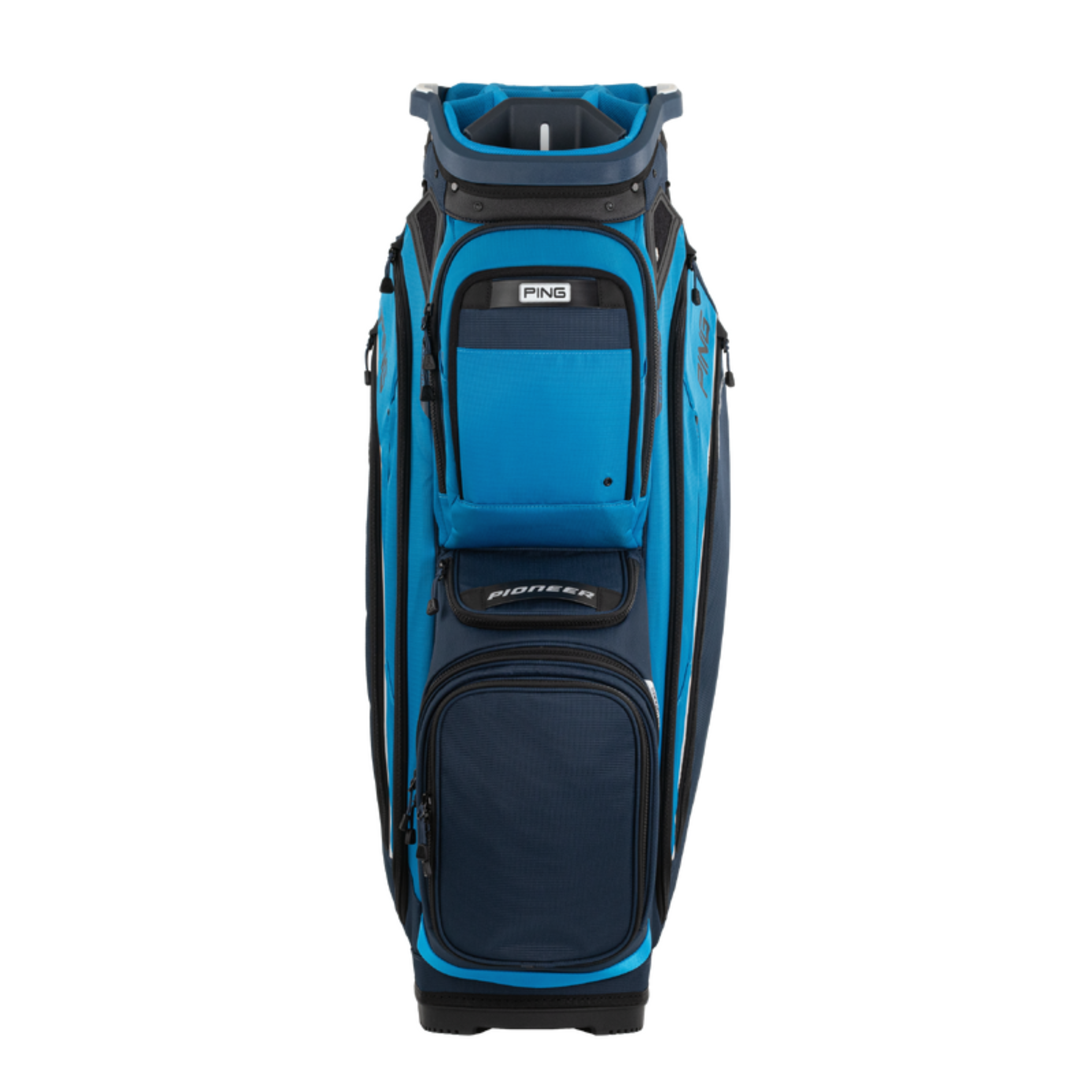 PING Pioneer 244 Golf Cart Bag - Lightweight Stand Bag with 14-Way Divider, Waterproof Pocket & Cooler - Perfect for Golf Tournaments & Driving Range Practice