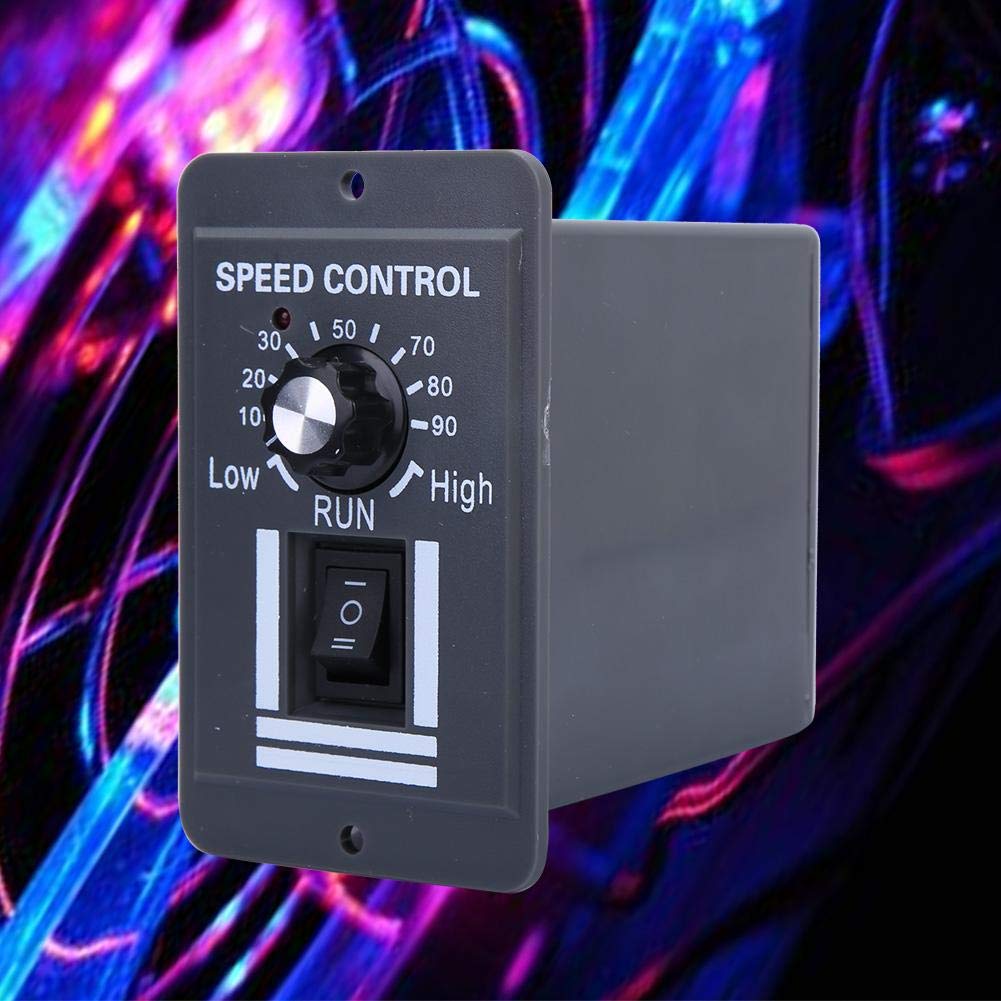 12V-60V 10A DC Motor Speed Controller with Switch - for DIY & Industrial Use