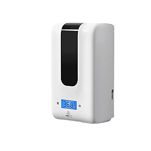 Automatic Foam Soap Dispenser 1200ml - Touchless Battery Operated Soap Dispenser with Adjustable Volume Control for Kitchen, Bathroom, Office, Hotel - Hygienic Hands-Free Soap Dispenser for Home and Commercial Use