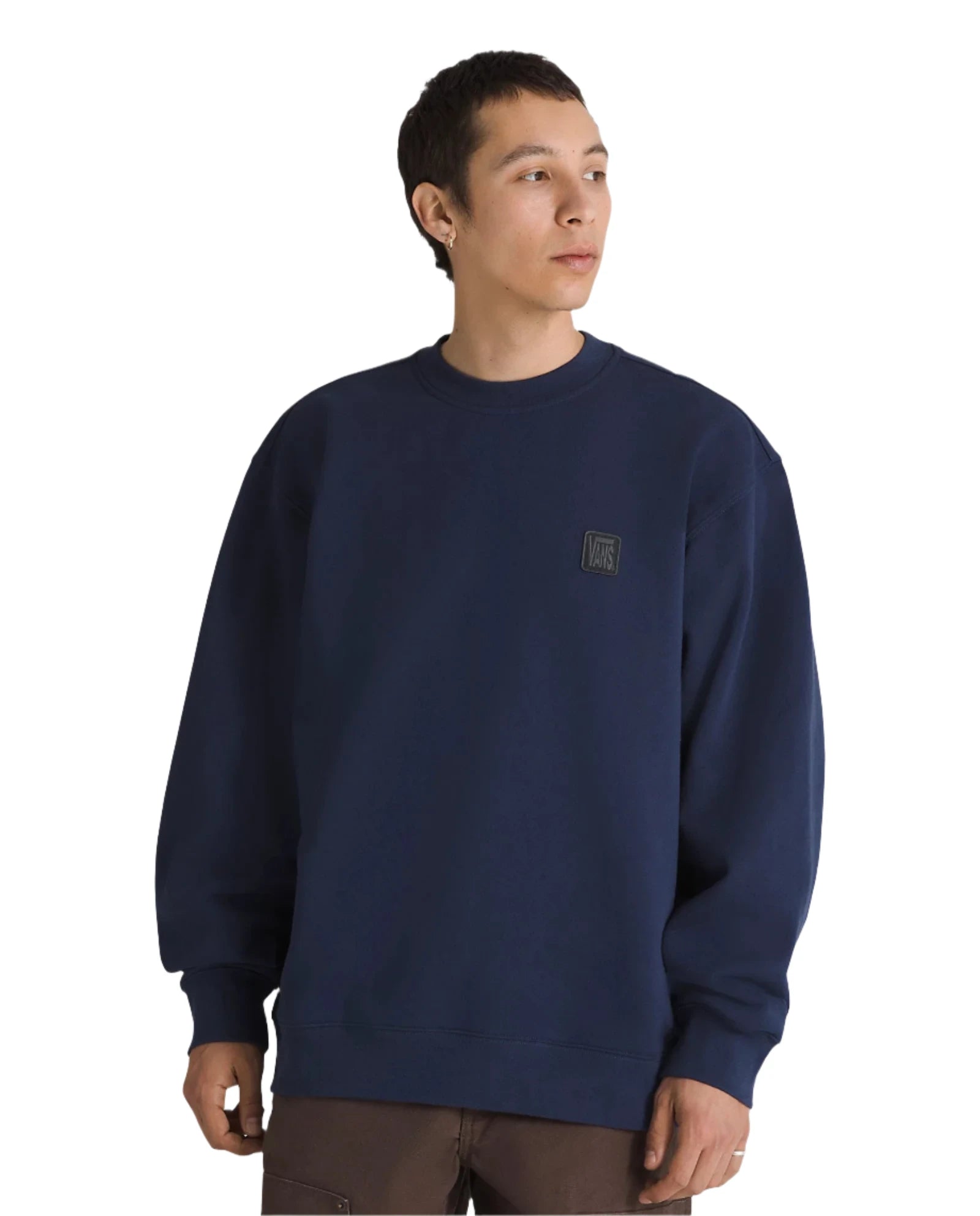 VANS AVE Pullover Crewneck Sweater Dress for Women - Soft Blue Oversized Knit Dress - Perfect for Casual Wear, Date Night & Fall Outfits