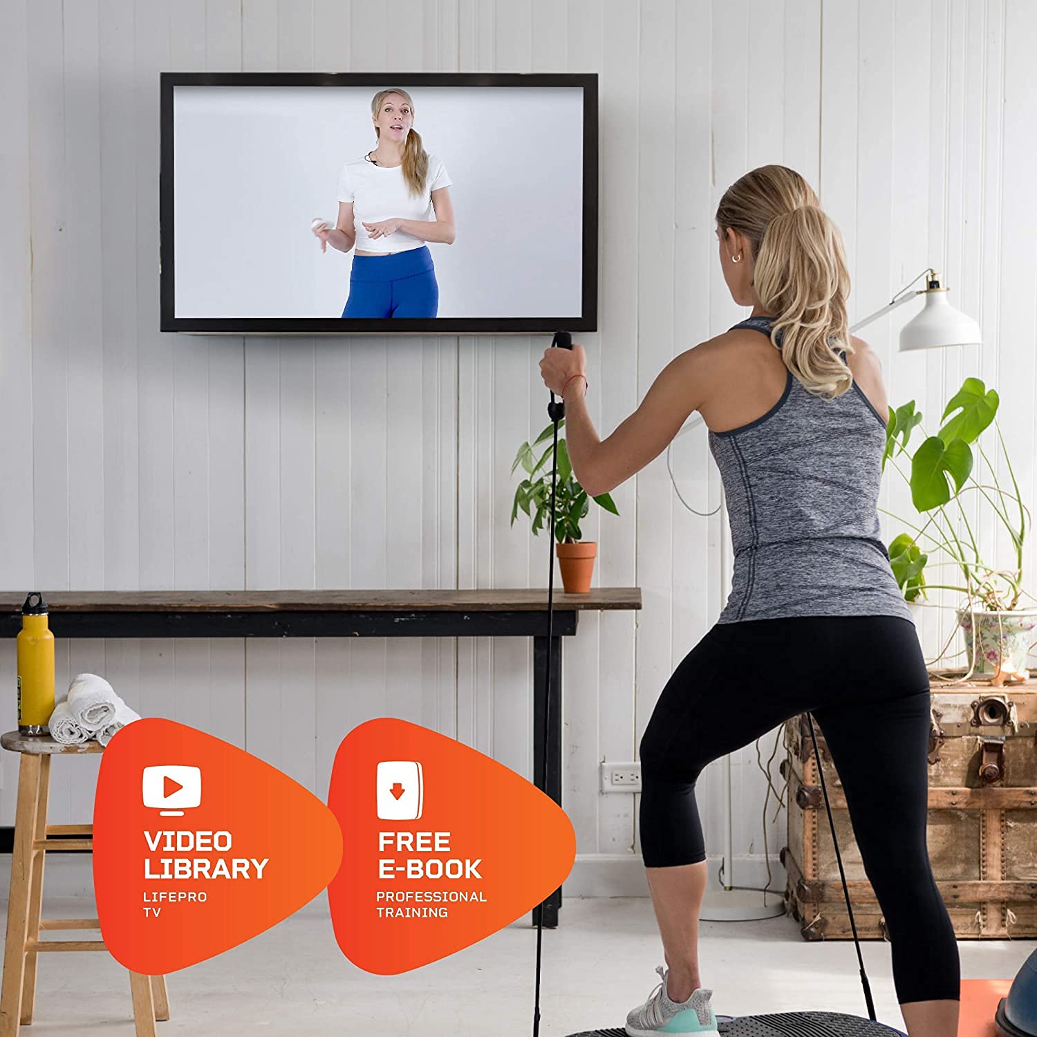 LifePro Rumblex 4D Vibration Plate Exercise Machine - Triple Motor Oscillation, Linear & Pulsation Modes, 3D/4D Vibration Platform - Whole Body Workout Equipment for Home Gym, Weight Loss, Toning & Muscle Recovery | Perfect for Home Fitness, Post-Workout Recovery & Cellulite Reduction