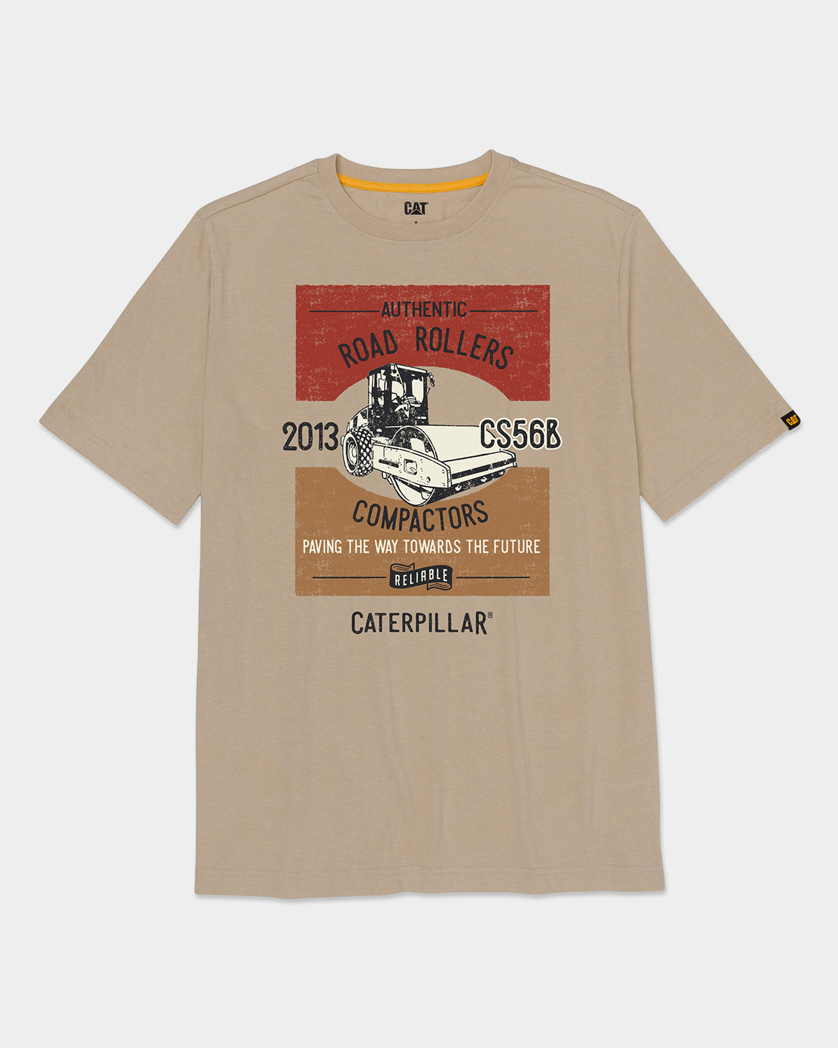 Men's Road Rollers Graphic T-Shirt - Vintage Truck Design Cotton Tee for Casual Wear & Street Style