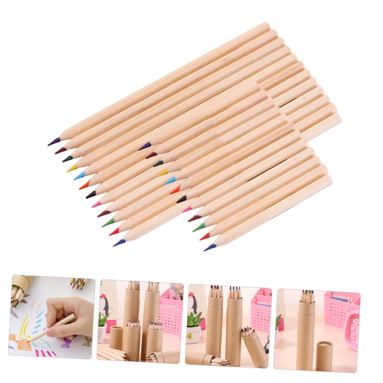 OHPHCALL 72-Piece Colored Pencils Set - Professional Artist Drawing Pencils with Vibrant Colors, Premium Wooden Case - Perfect for Sketching, Coloring Books, Adult Art Therapy & School Projects