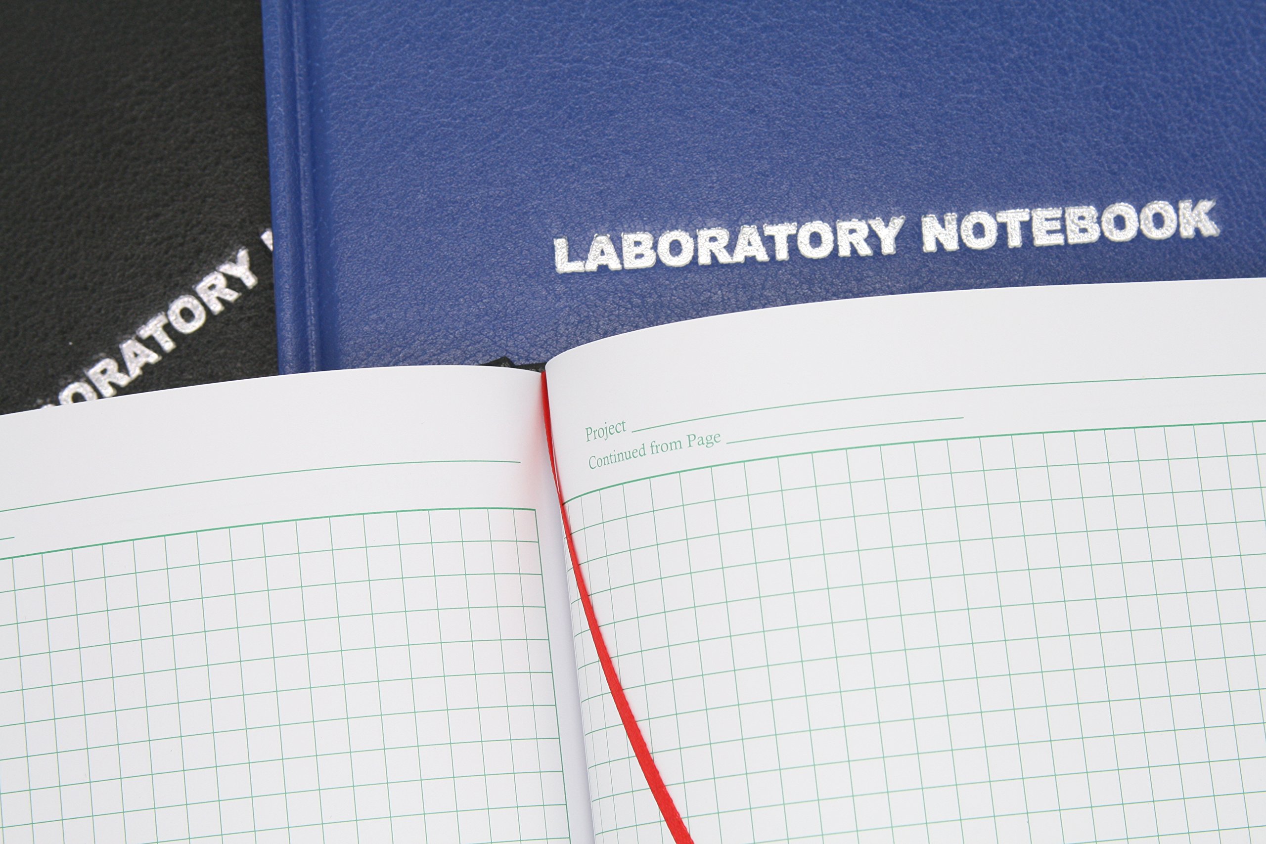 Heathrow Scientific HD8610A Black Grid Laboratory Notebook - 8.5