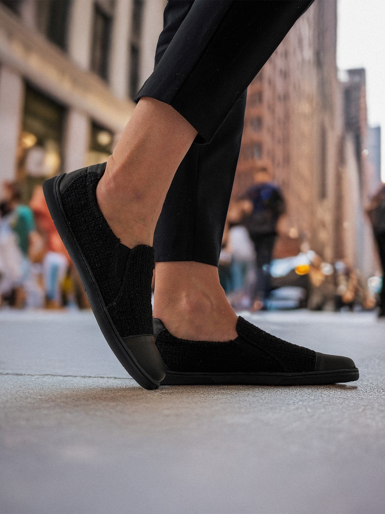 Barefoot Slip-On Shoes for Women & Men - Be Lenka Breeze All Black | Minimalist Comfort for Walking, Running & Everyday Wear