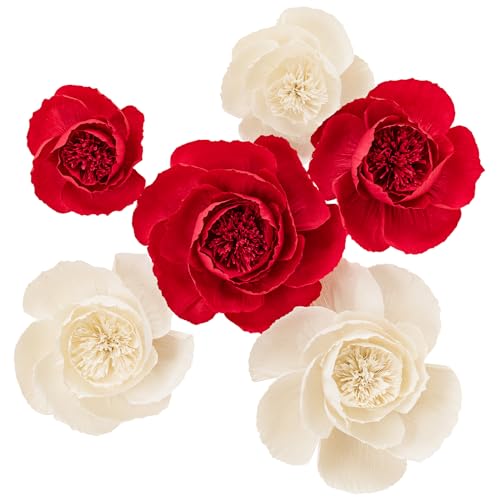 Red+beige;set/6