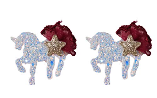 Morges Kids Hair Pins for Girls - Cute White Hair Clips for Toddlers & Children - Perfect for School, Parties & Everyday Hairstyles