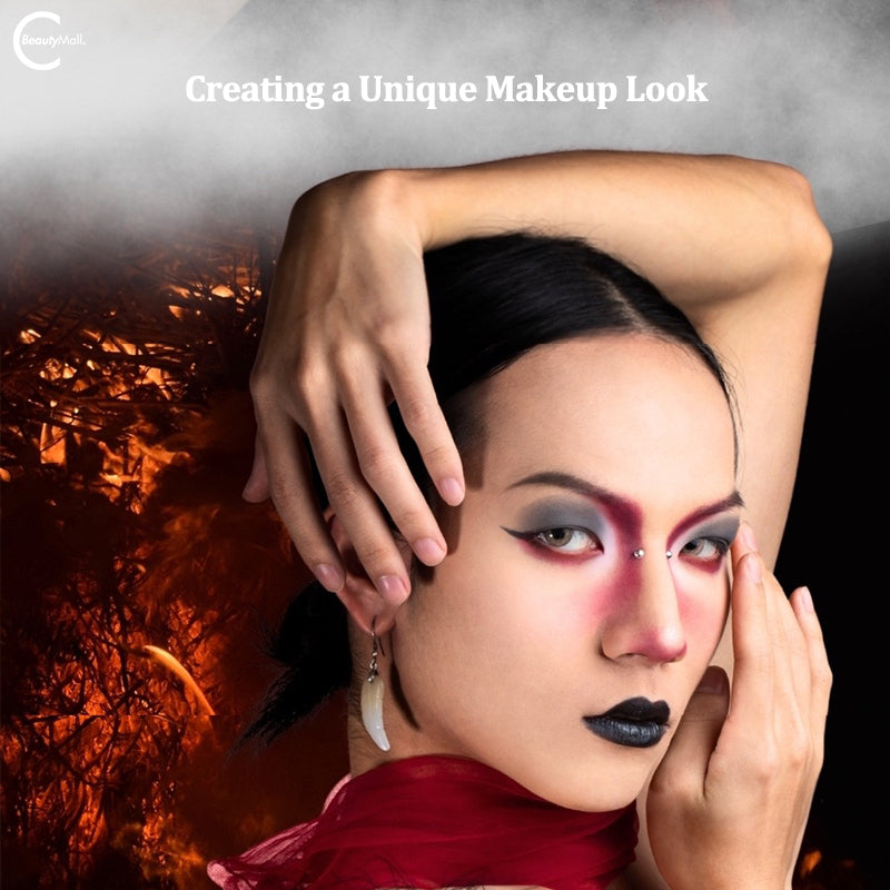 EXILEJOY 99℃ Temperature Change Eyeshadow Palette - Red & Black Color Shifting Makeup for Day & Night Looks