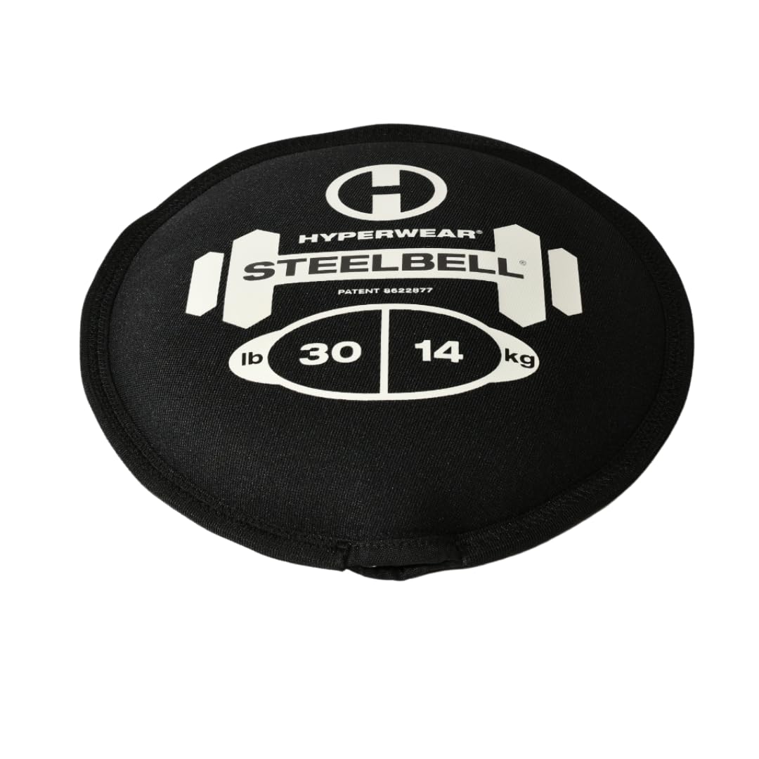 Hyperwear SteelBell - 4-Way Stretch Neoprene Kettlebell with Patented No-Leak Design | USA-Made Steel Shot | Strength Training & CrossFit Workouts for Home Gym & Functional Fitness
