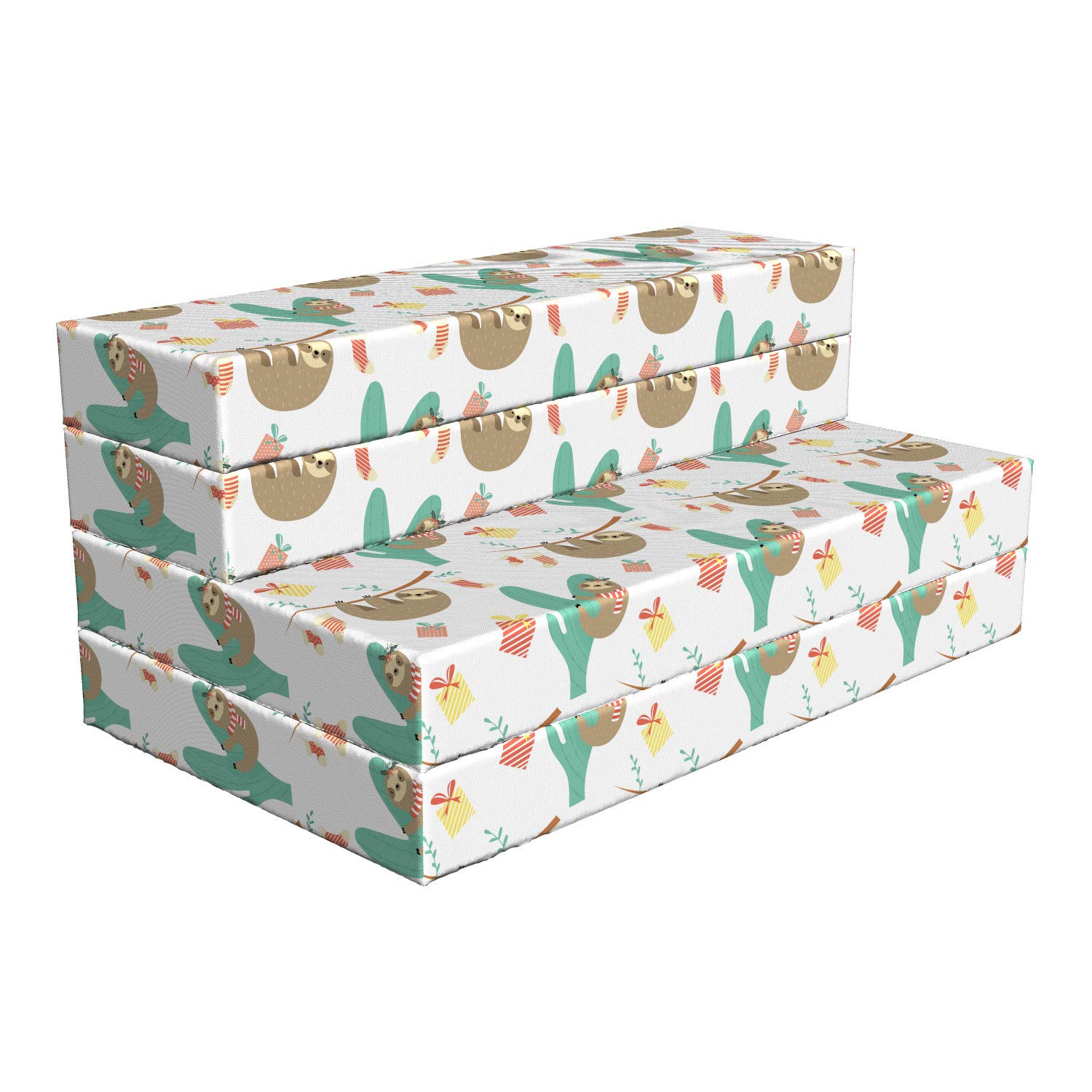 Ambesonne Christmas Sloth Print Foldable Mattress 78.7