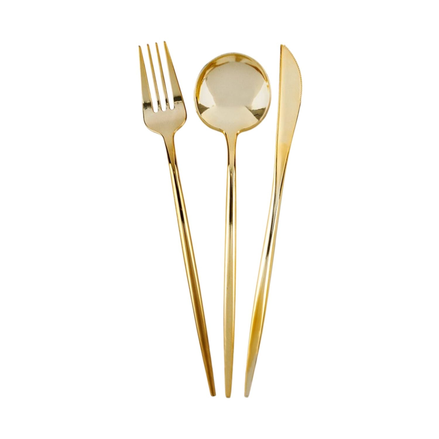 Eco-Friendly Green & Gold Disposable Plastic Party Supplies Set - Premium Hammered Design for Birthday, Wedding & Holiday Celebrations