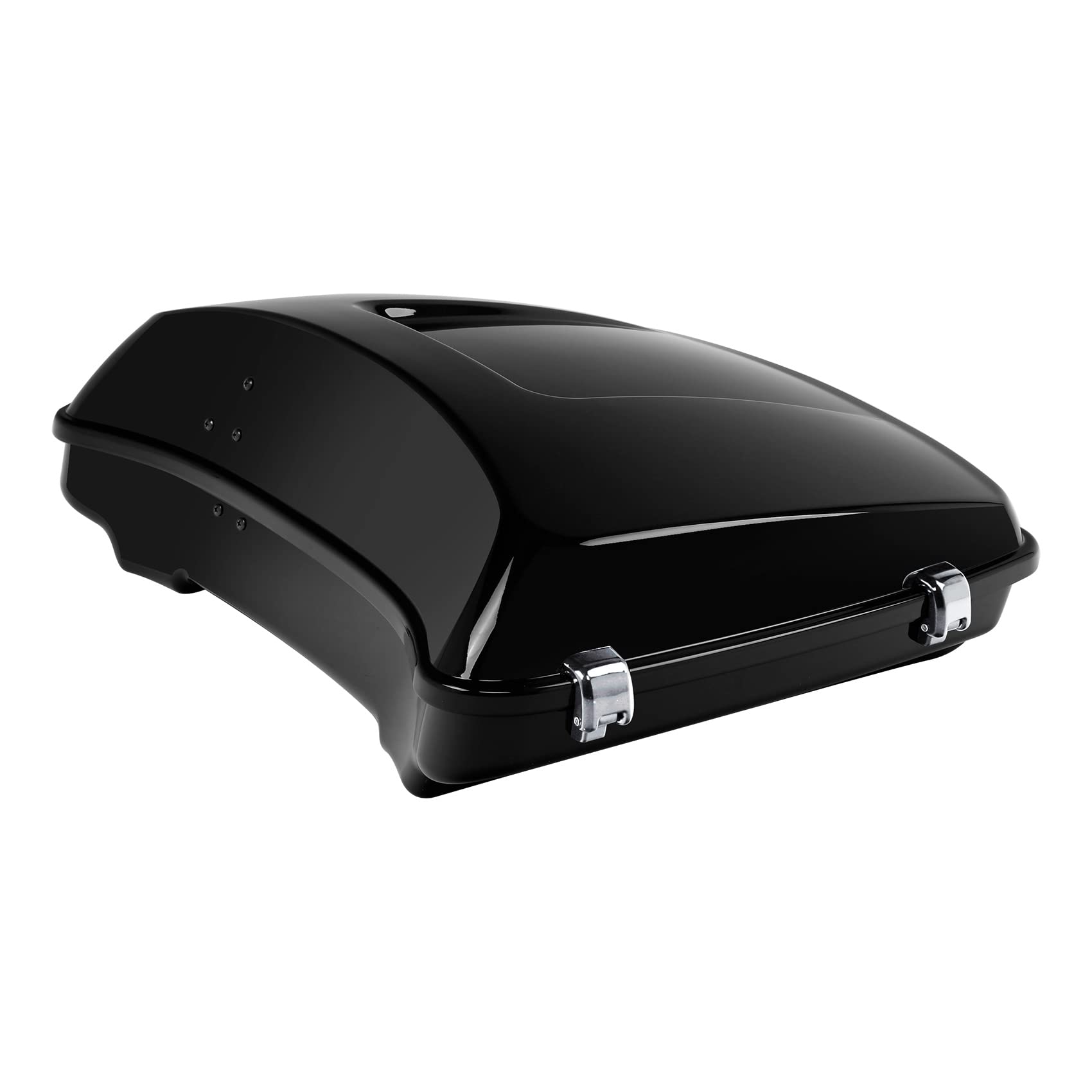 XMTMOTO 5.5 Inch Razor Tour Pack Trunk for Harley Davidson Touring Electra Glide Road King Street Glide Road Glide 2014-2021 - Black Earth & Vivid Black Motorcycle Luggage - Perfect for Long Rides, Road Trips and Storage Solutions