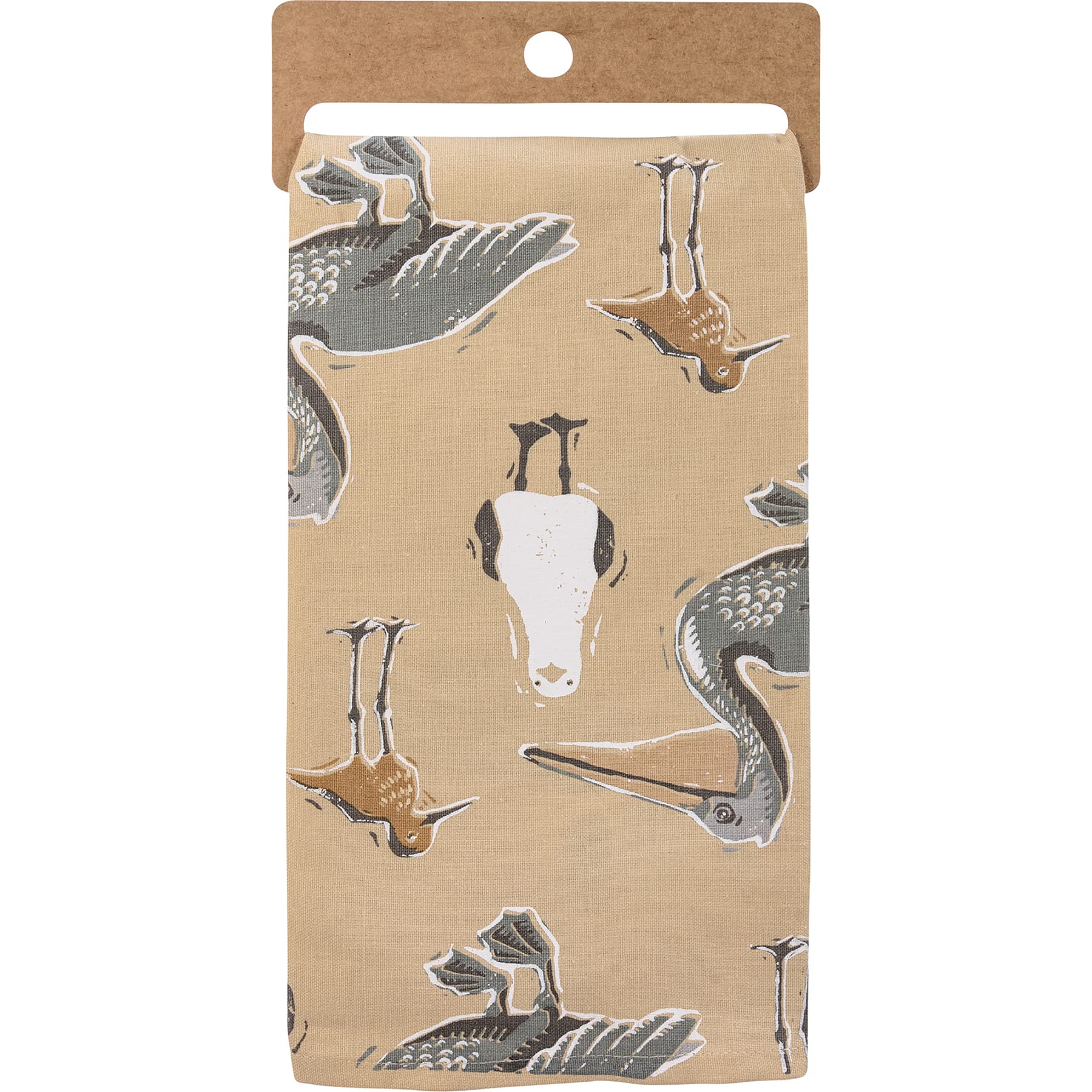 Primitives by Kathy Kitchen Towel - The Beach is Calling 26x20 Inch Coastal Decor Beach House Kitchen Towel - Perfect for Beach Themed Kitchens, Coastal Home Decor & Summer Entertaining