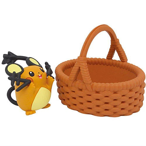 Pokemon Palm Moment Minnade Picnic Mascot - Takara Tomy 2 Inch Mini Figure Collectible Toy for Kids & Adults - Perfect for Party Favors, Gift Bags & Display Collections