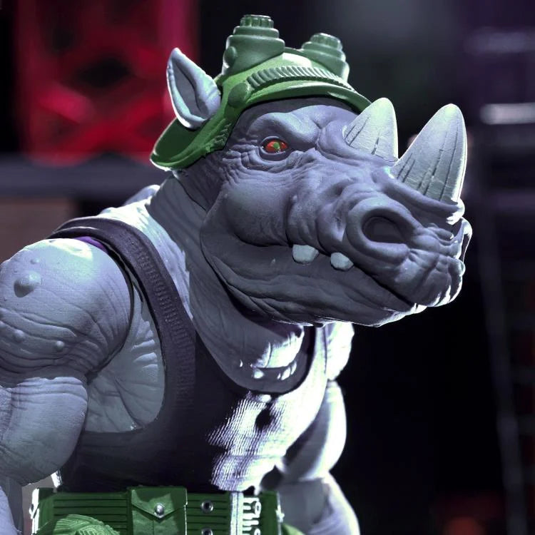 Teenage Mutant Ninja Turtles ULTIMATES! Rocksteady Action Figure - Collectible TMNT Toy for Fans & Kids - Perfect for Display, Play & Gifts - TMNT Merchandise for Home Decor & Birthday Presents