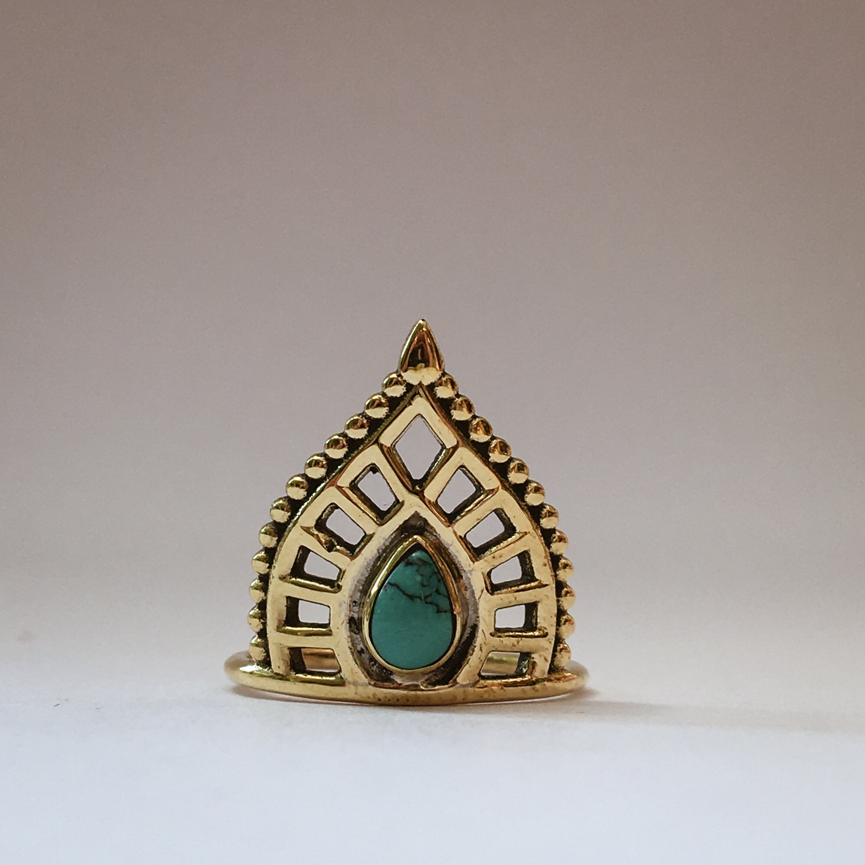 Indulala Elegant Gold Plated Ring for Women - Perfect for Weddings, Parties & Everyday Wear