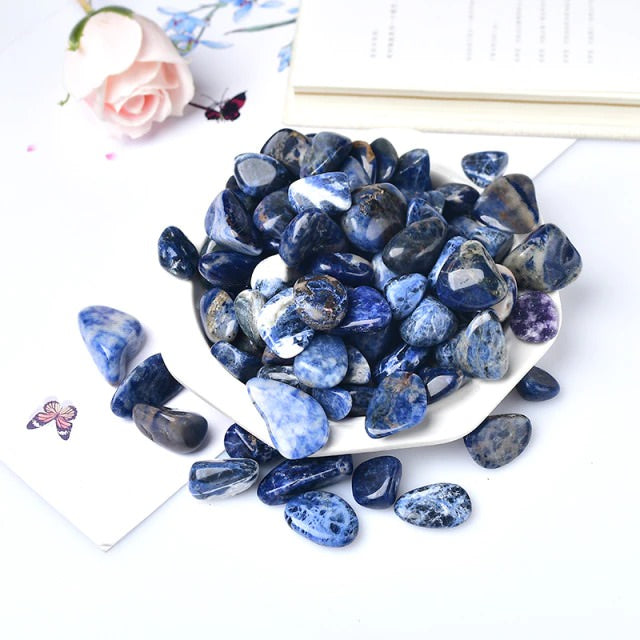 Natural Tumbled Gemstones for Jewelry Making, Healing Crystals & Home Decor - Assorted Healing Stones for Meditation, Reiki & DIY Crafts