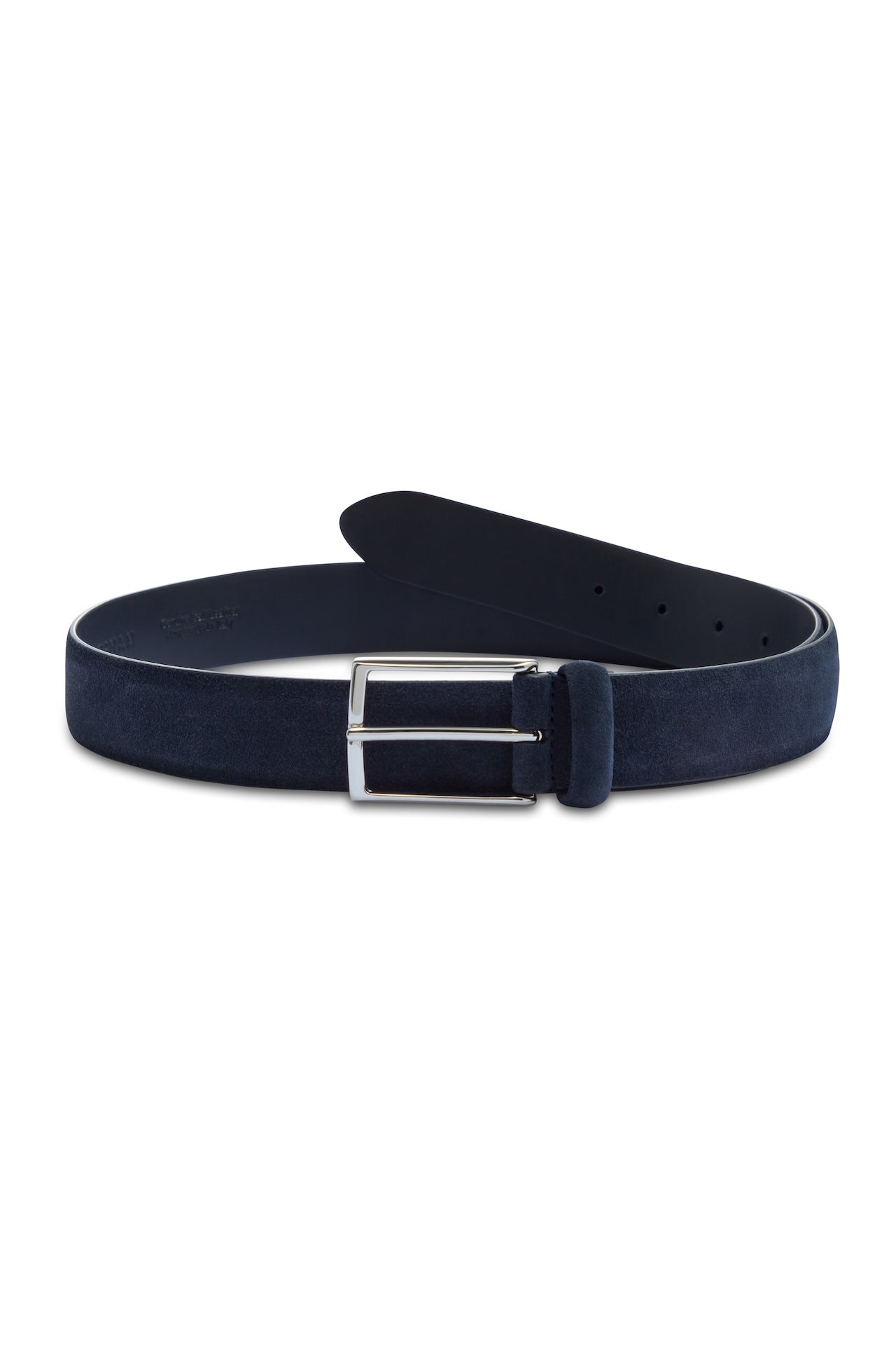 Premium Navy Suede Leather Belt for Men - Classic Casual & Dress Wear - Adjustable Strap for Jeans, Pants & Suits | Perfect for Office, Wedding & Everyday Outfits