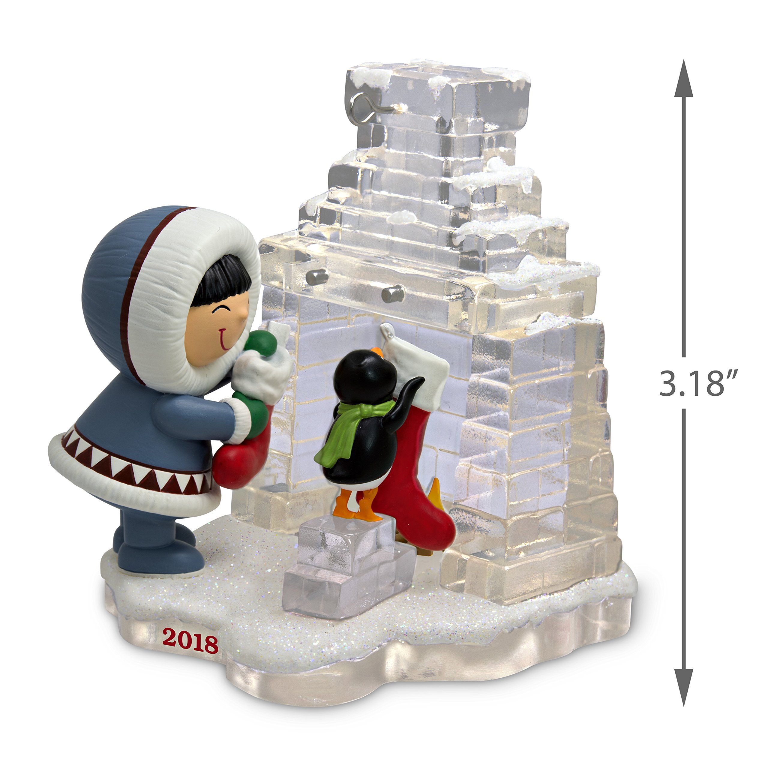 Hallmark Keepsake 2018 Frosty Friends Christmas Ornament - Dated Collectible Holiday Decoration for Tree & Stocking Hanger | Perfect for Xmas Gifts, Home Decor & Festive Celebrations
